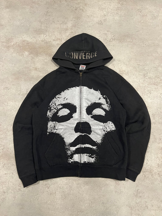 Sudadera Vintage Converge 2004 ‘Run on a girl run on’ - M