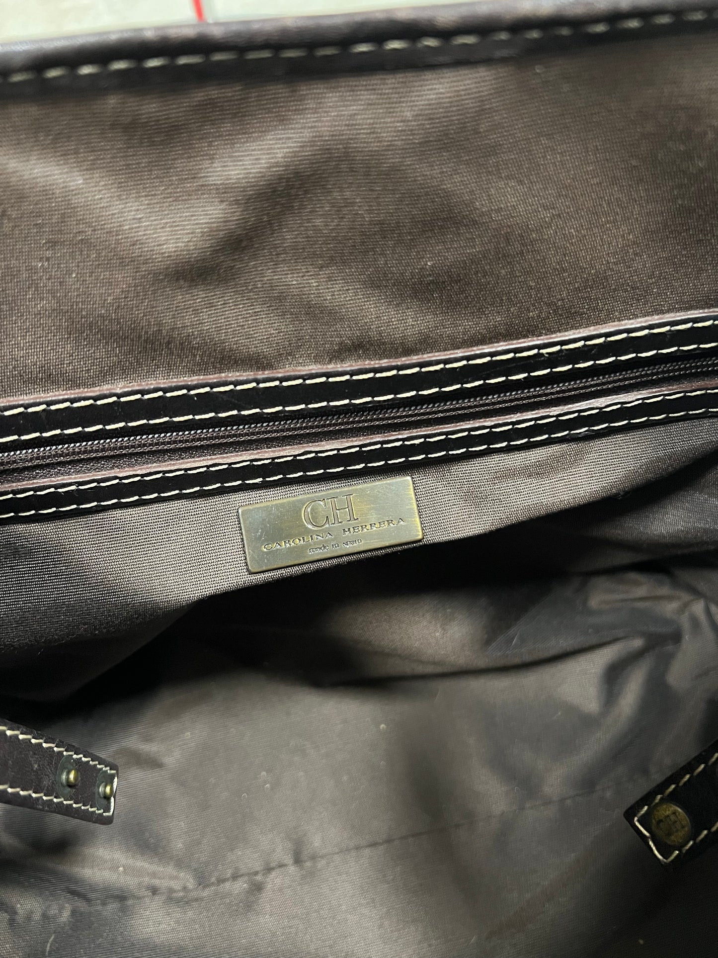 Bolso Tela Convertible Vintage Carolina Herrera 00’s Deadstock