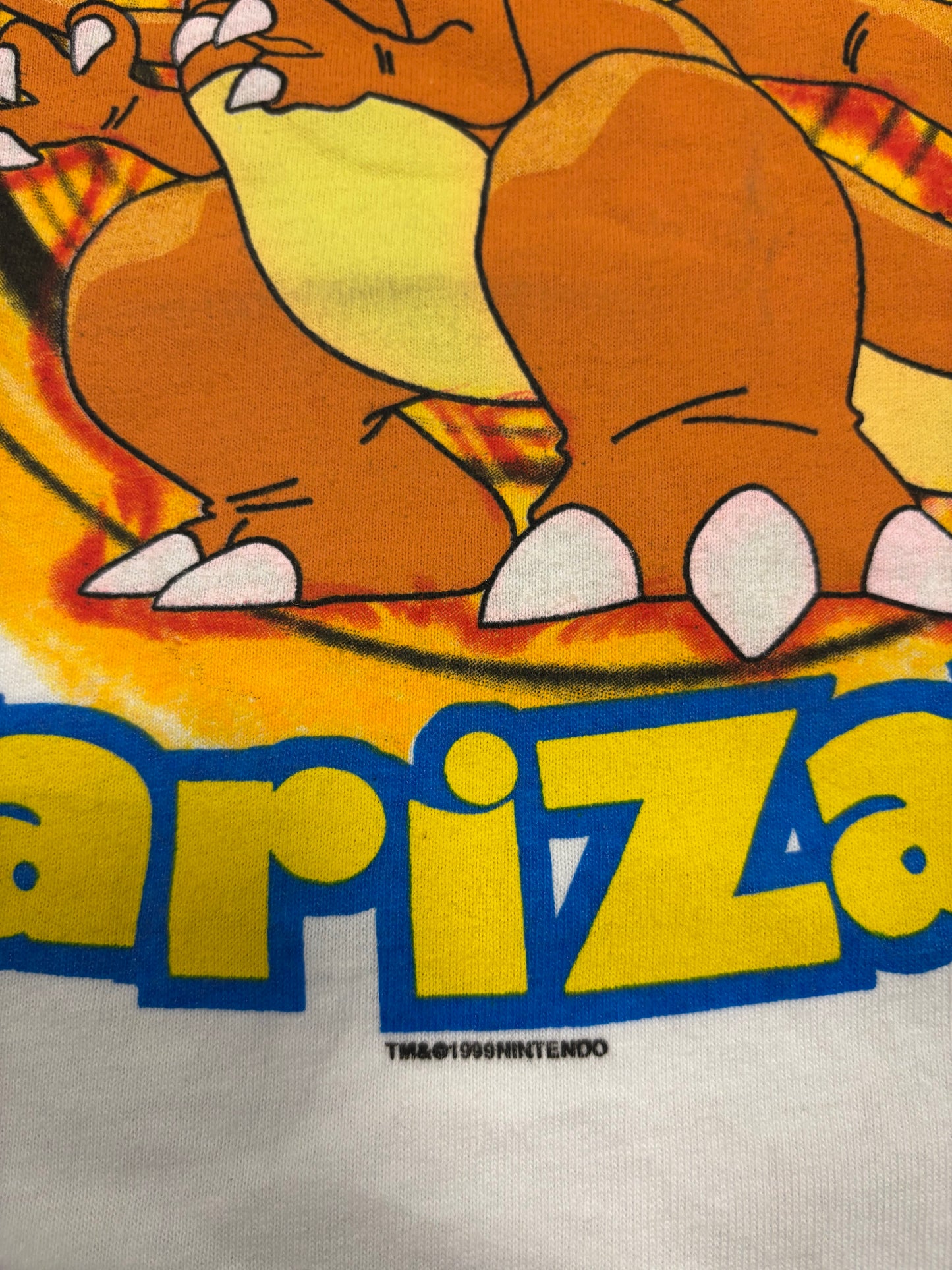 Camiseta Manga Larga Nintendo Pokemon ‘Charizard’ 1999 Deadstock Vintage - S