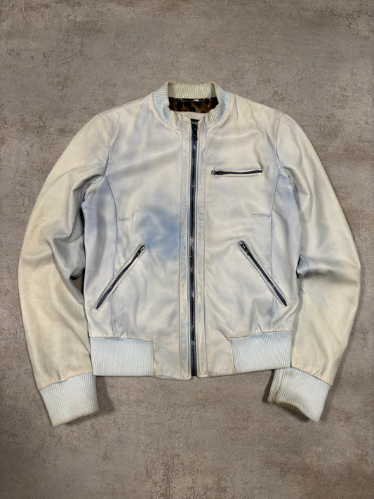 Chaqueta Cuero Fluido Dolce & Gabbana Color Difuminado - S