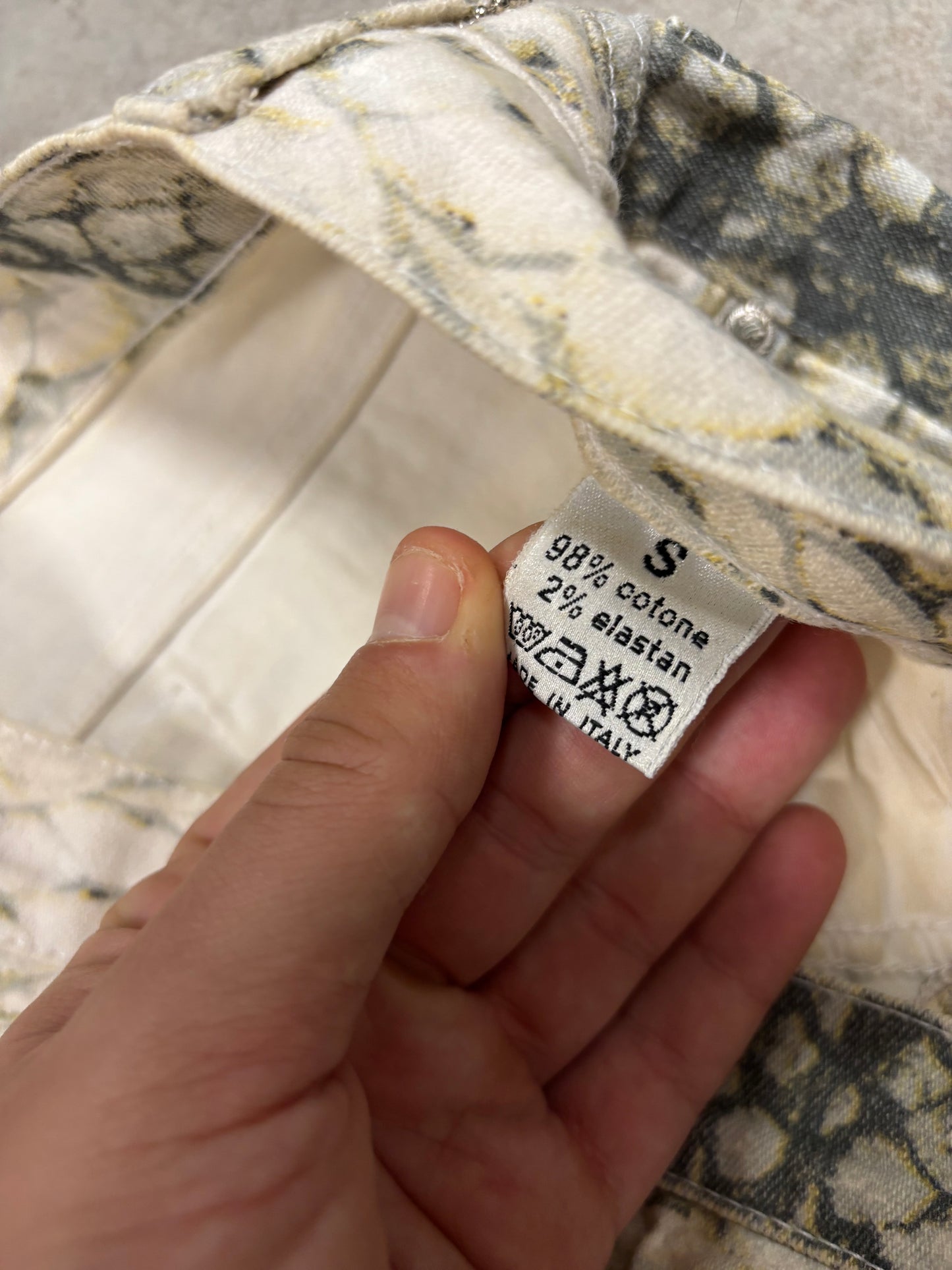 Pantalones Rectos ‘Mermaid’ Roberto Cavalli 90s Vintage - S