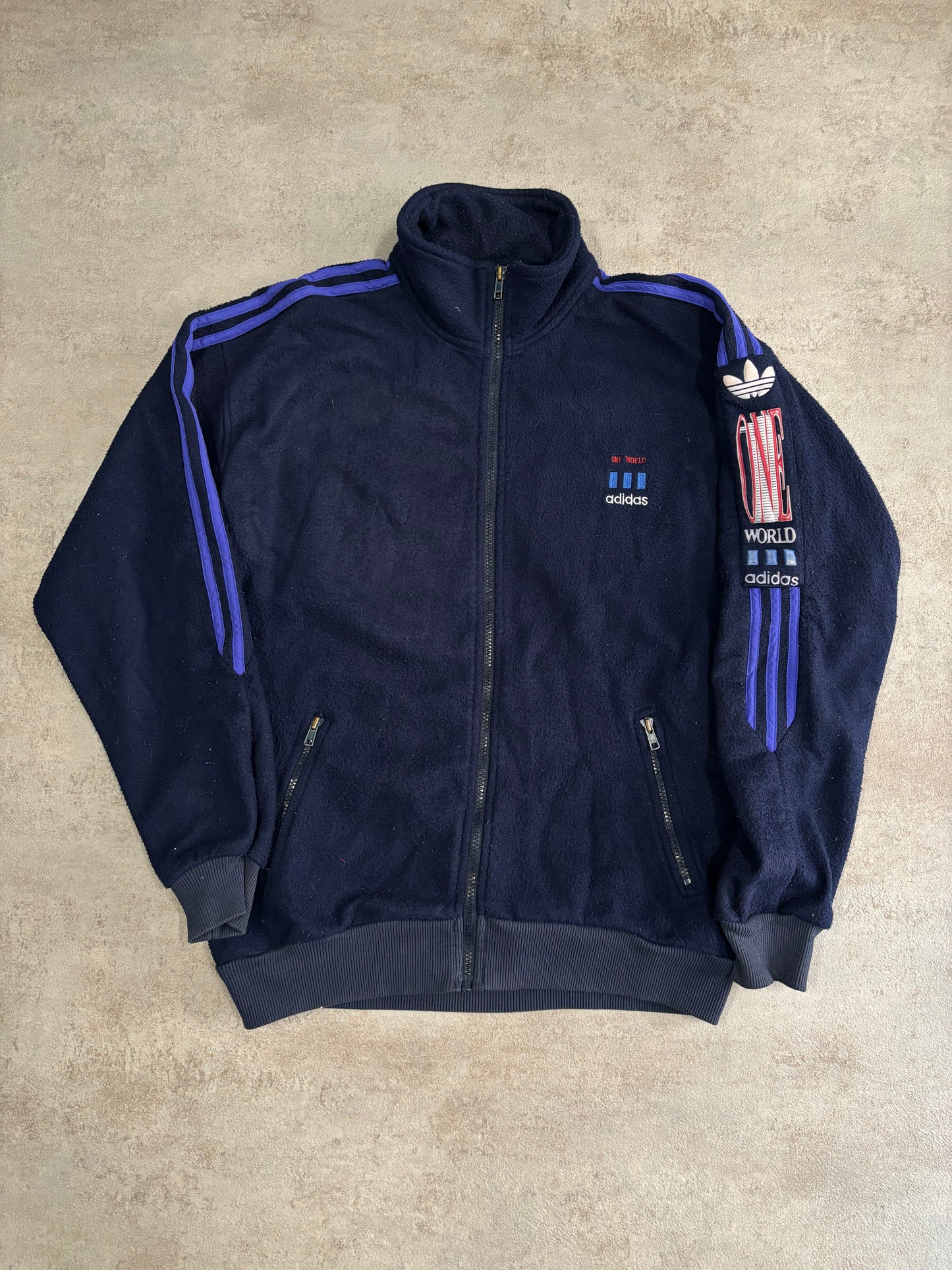 Forro Polar Adidas 80s Vintage - L