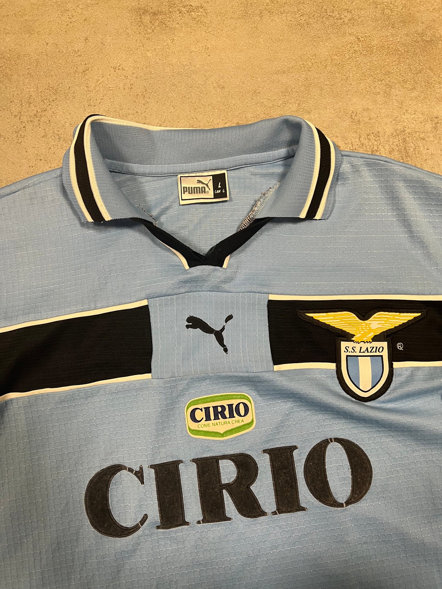 Camiseta Fútbol Vintage Puma Lazio 1999/00 Kit - L