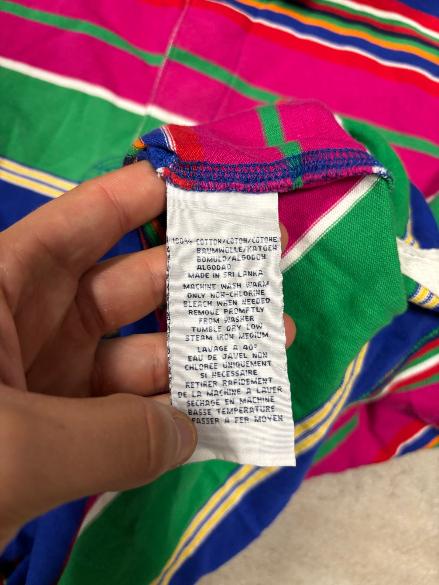 Striped Polo Polo Ralph Lauren 00s Vintage - L