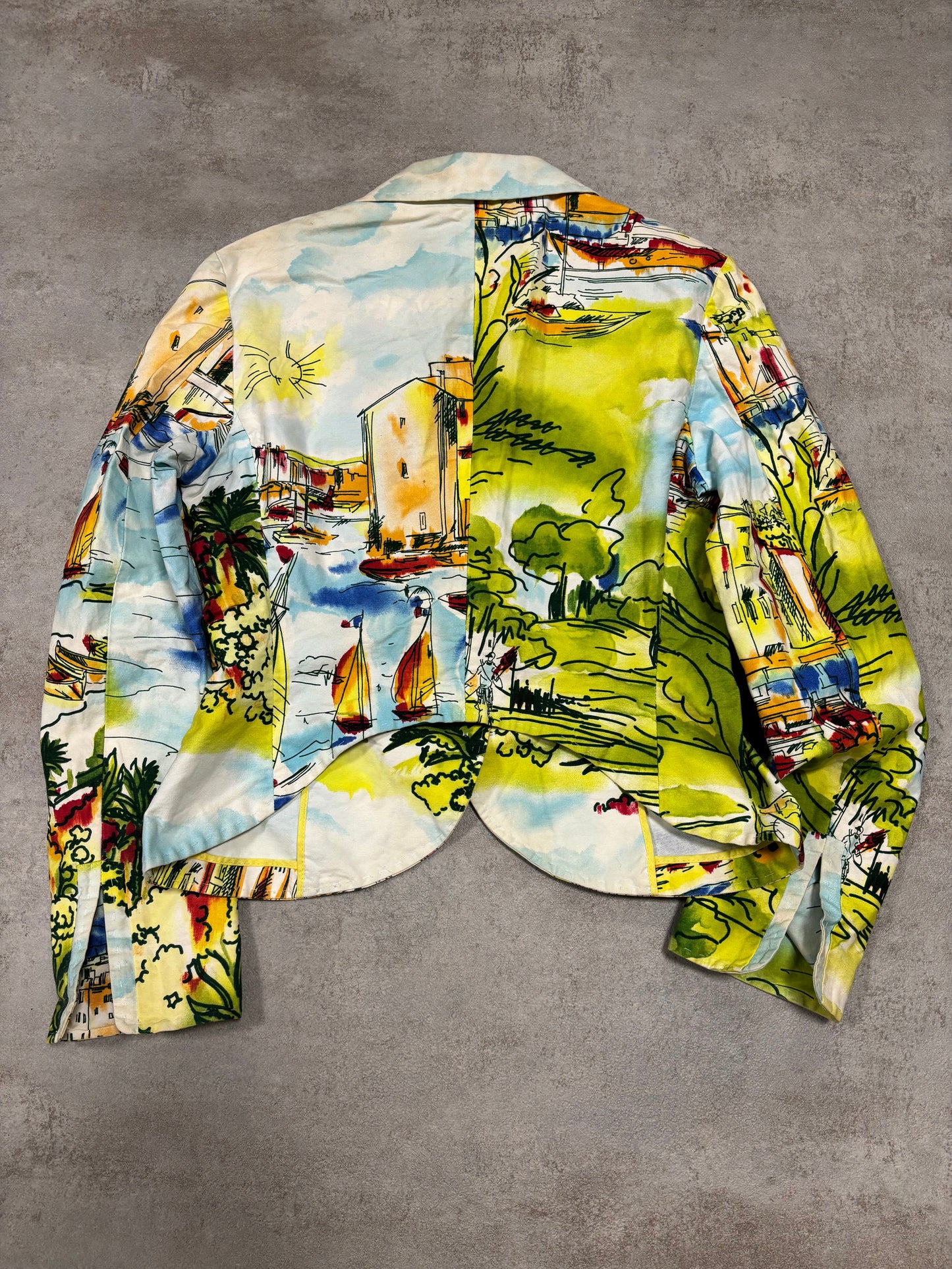 Chaqueta Blazer ‘Total Print’ Gianfranco Ferré 2005 Vintage - M