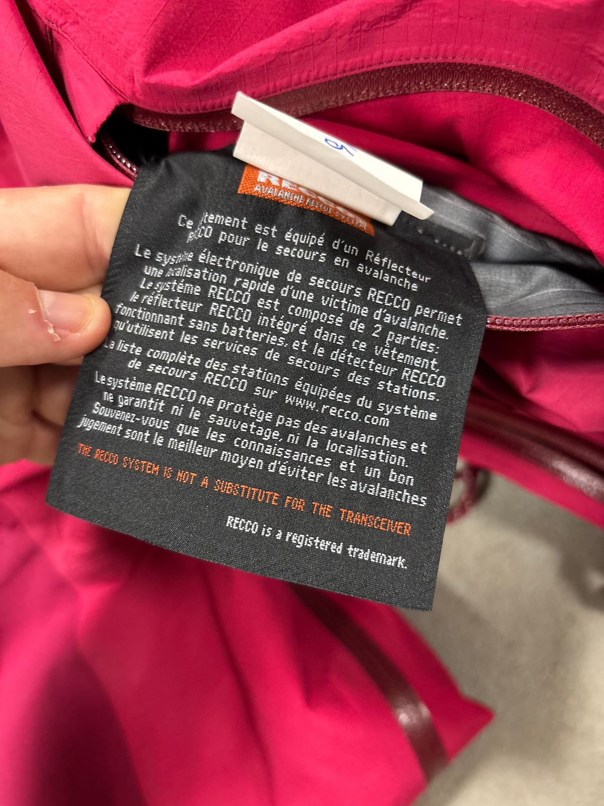 Chaqueta Custom Gore-Tex Recco Arc’teryx x CMH Heli-Skiing 00s Vintage - L Woman