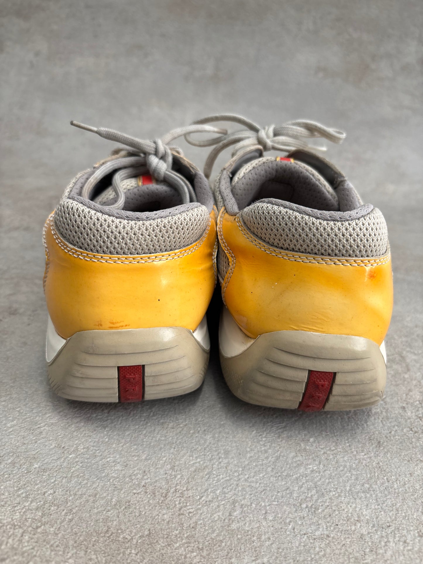 Zapatos Prada America’s Cup Charol ‘Yellow Grey’ - 43