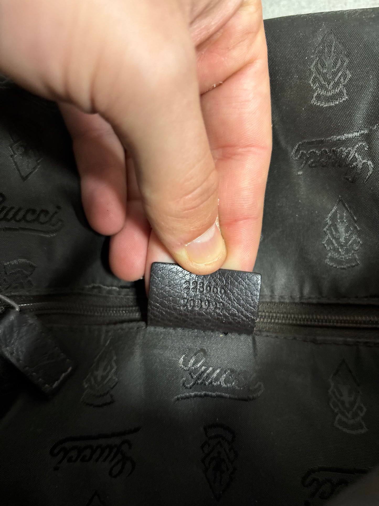 Bandolera ‘Guccissima’ Cuero Gucci 00s Vintage