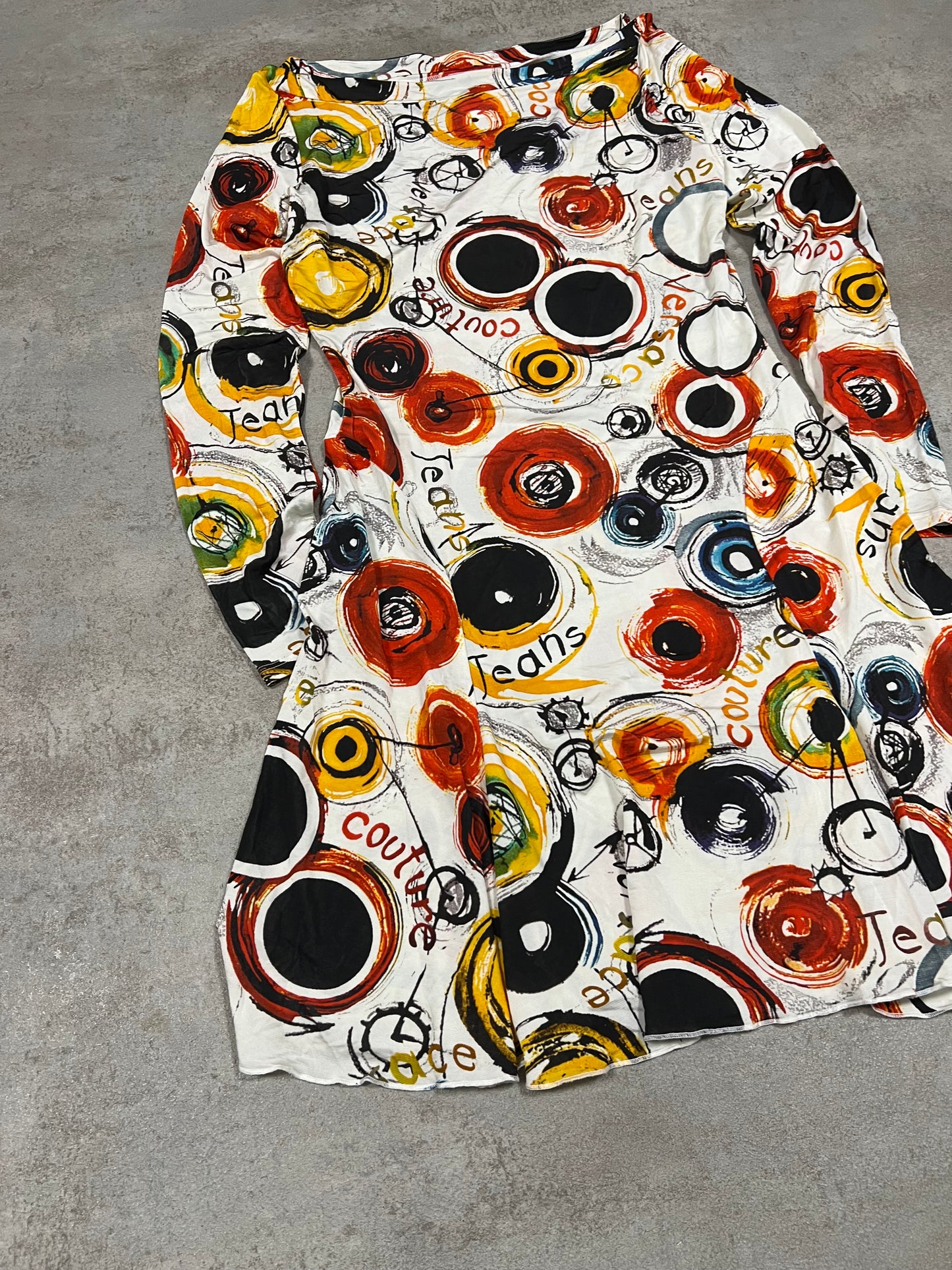 Vestido Estampado Vintage Versace Jeans Couture 00’s - M