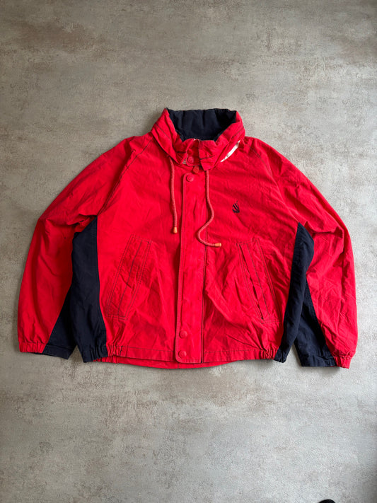 Chaqueta Cortavientos Náutica 90s Vintage - L