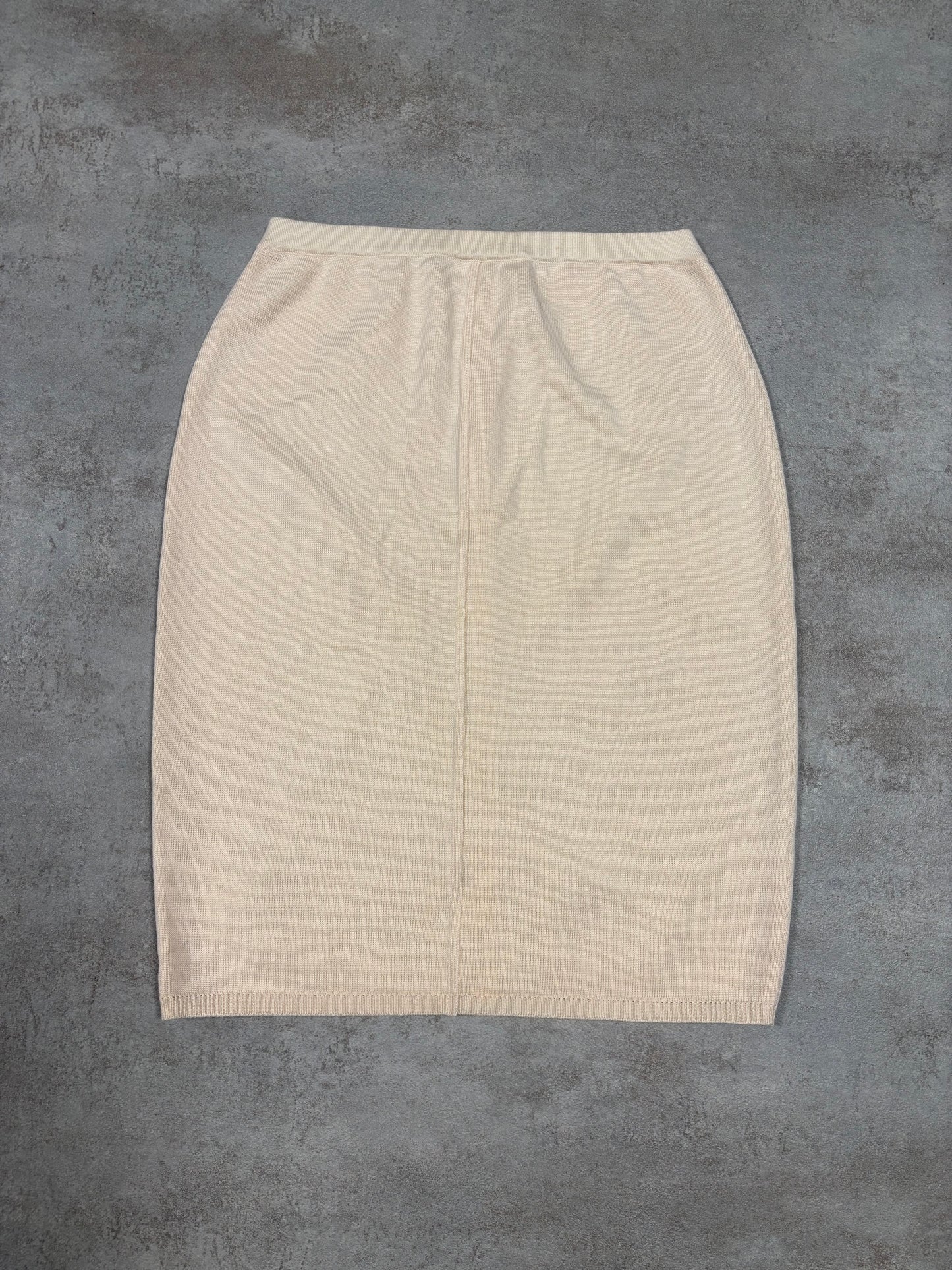 Falda Lana Virgen Salvatore Ferragamo 90s Vintage - M