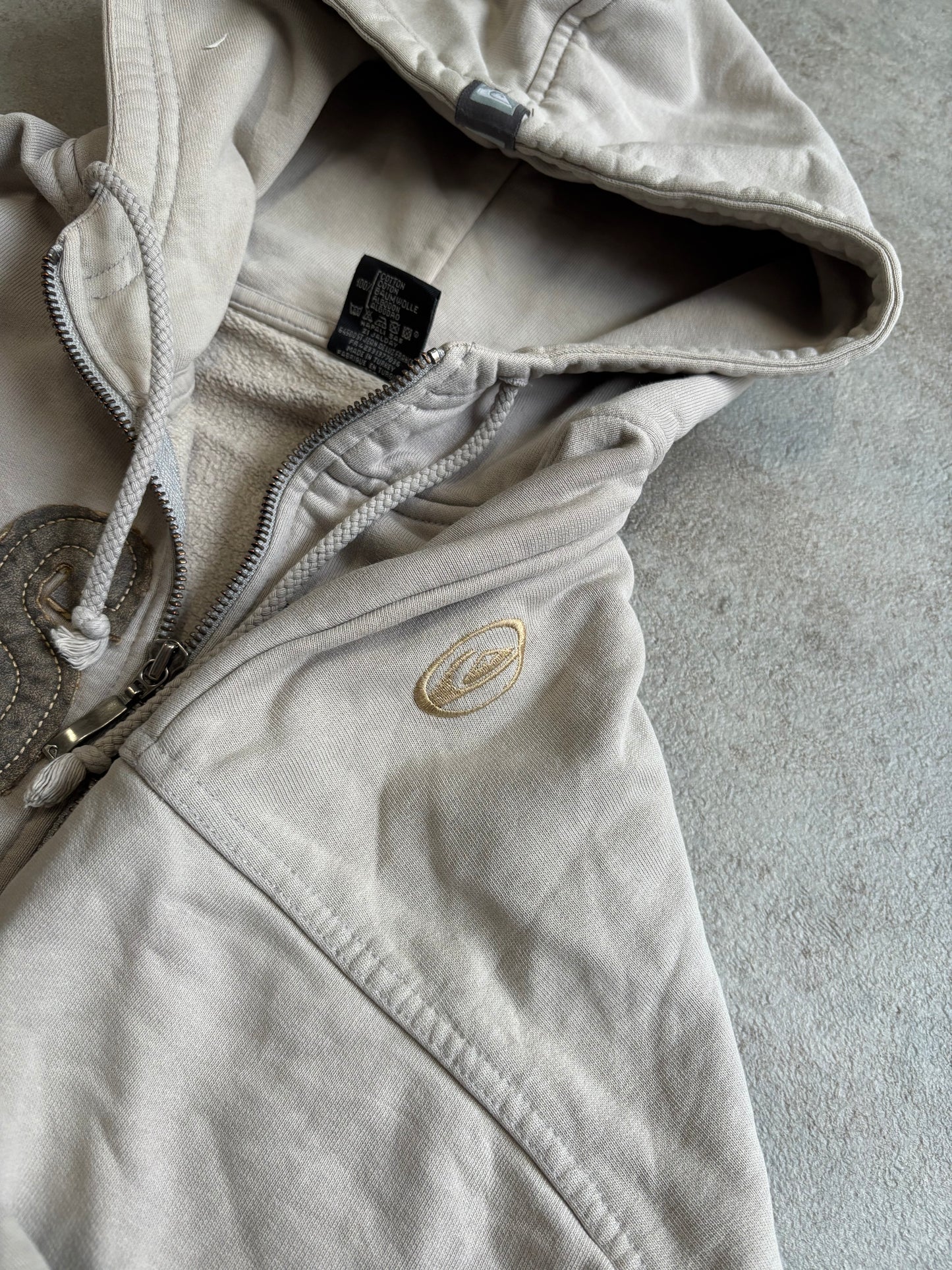 Chaqueta Zip Quiksilver 00s Vintage - S