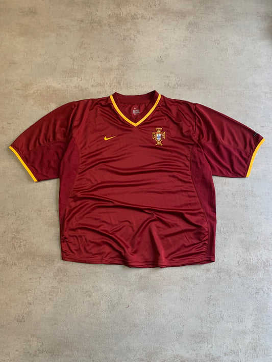 Camiseta Fútbol Vintage Nike Portugal 00/02 Kit - L