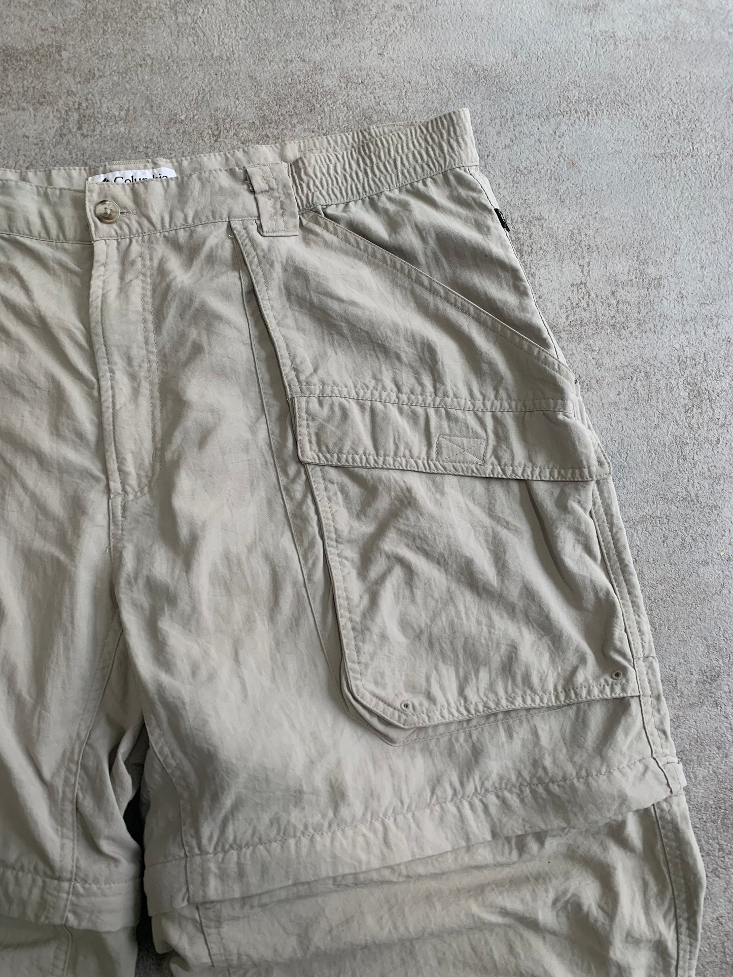Pantalones Cargo Vintage Columbia Convertibles - XL