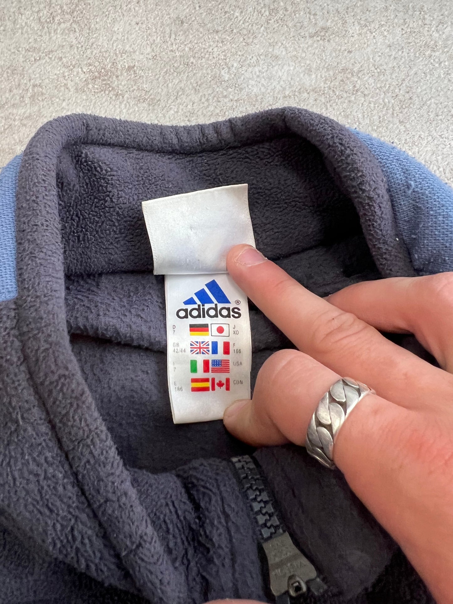 Chaqueta Entrenamiento Vintage Adidas Real Madrid 2001 - XL