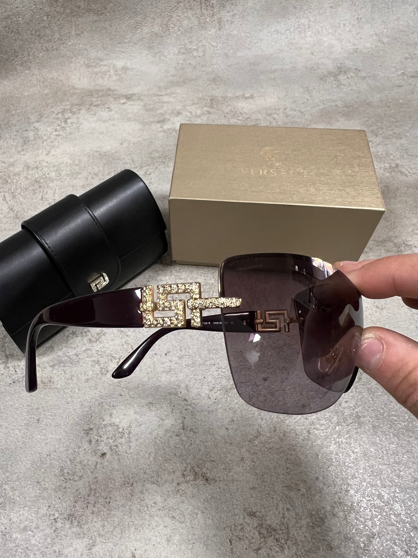 Gafas Sol ‘Full Mask ‘ Vintage Versace 00’s Deadstock