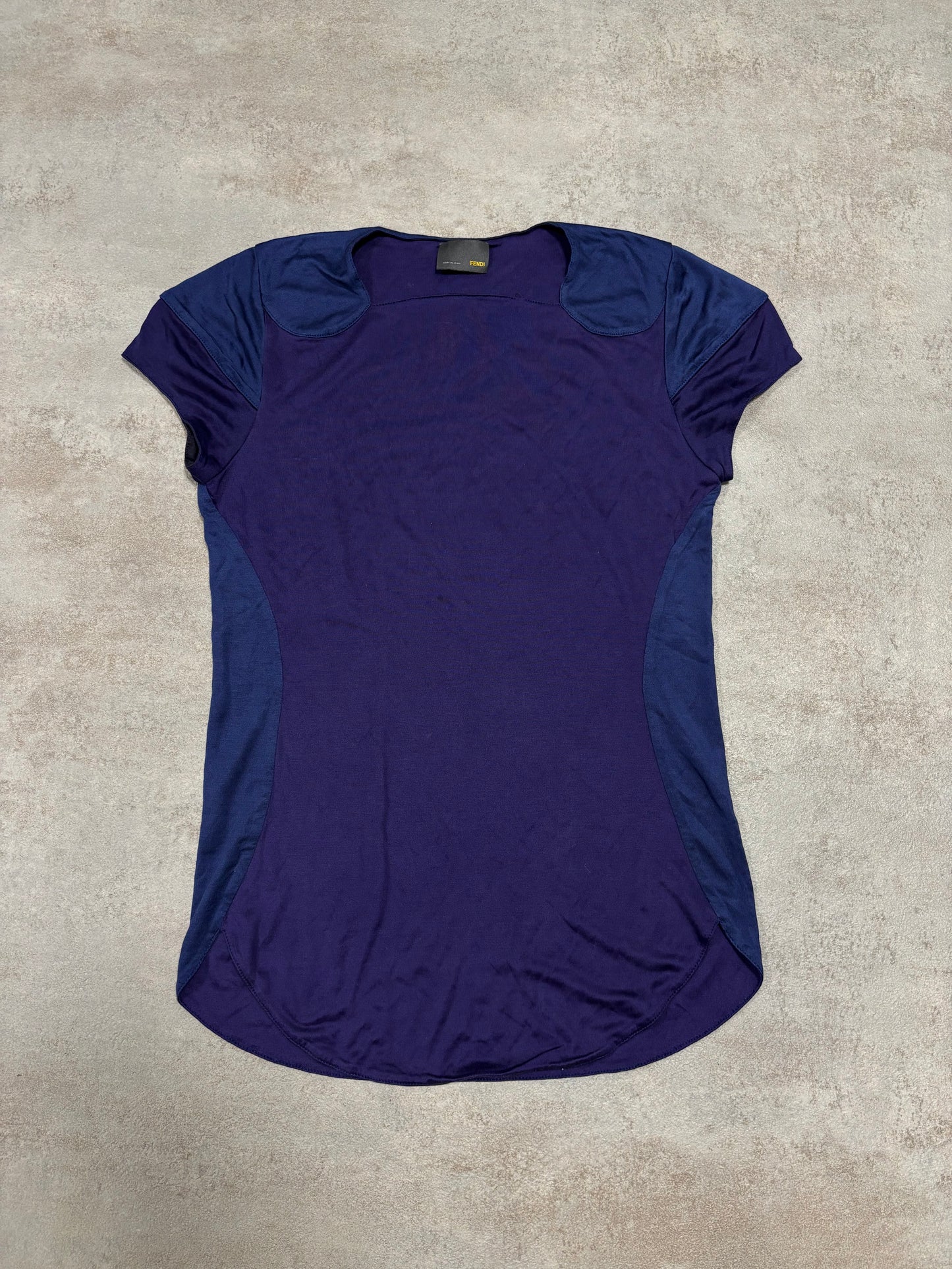 Camiseta Seda Fendi 00s Vintage - M