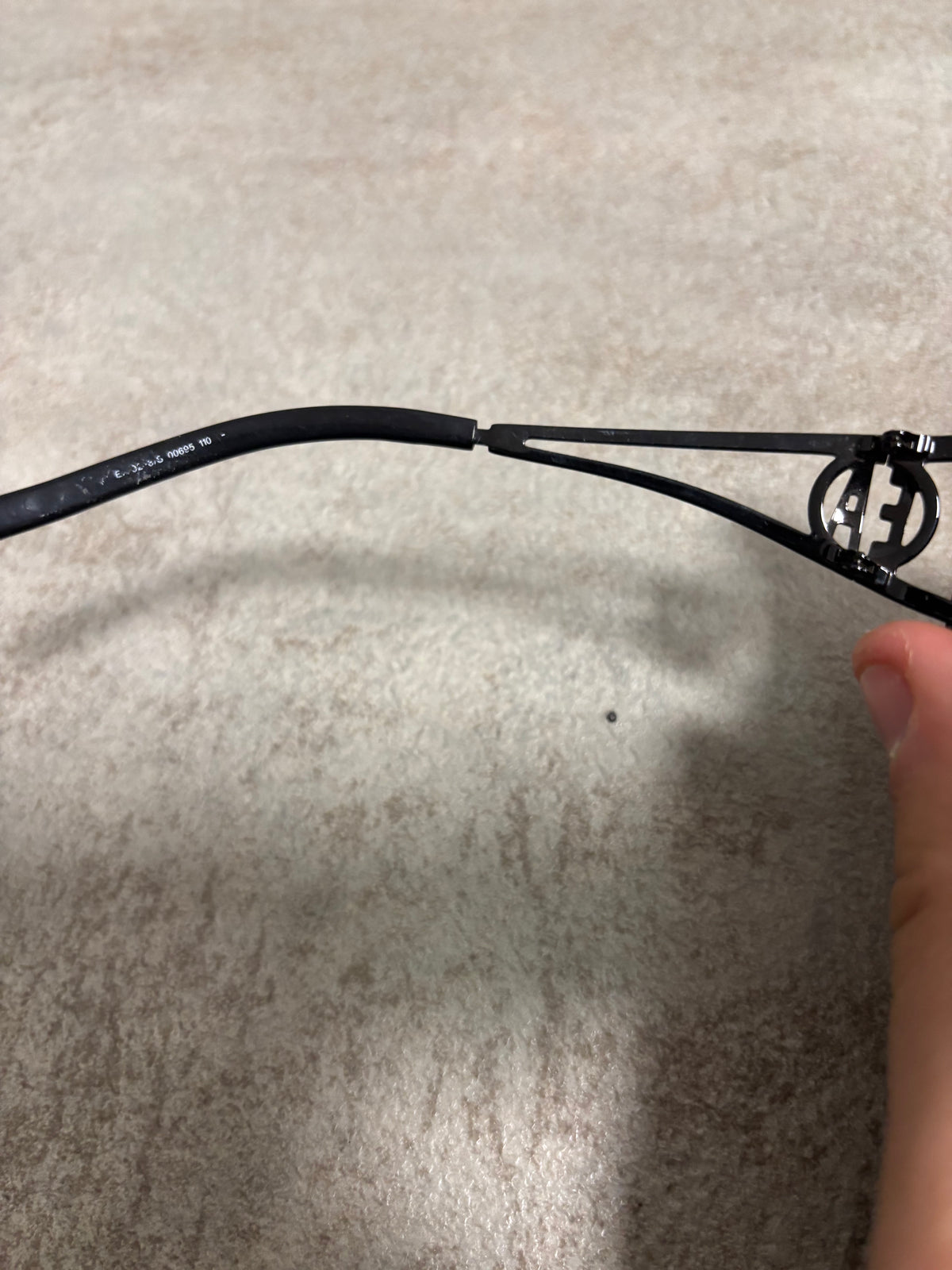 Gafas Metálicas Emporio Armani 00s Vintage