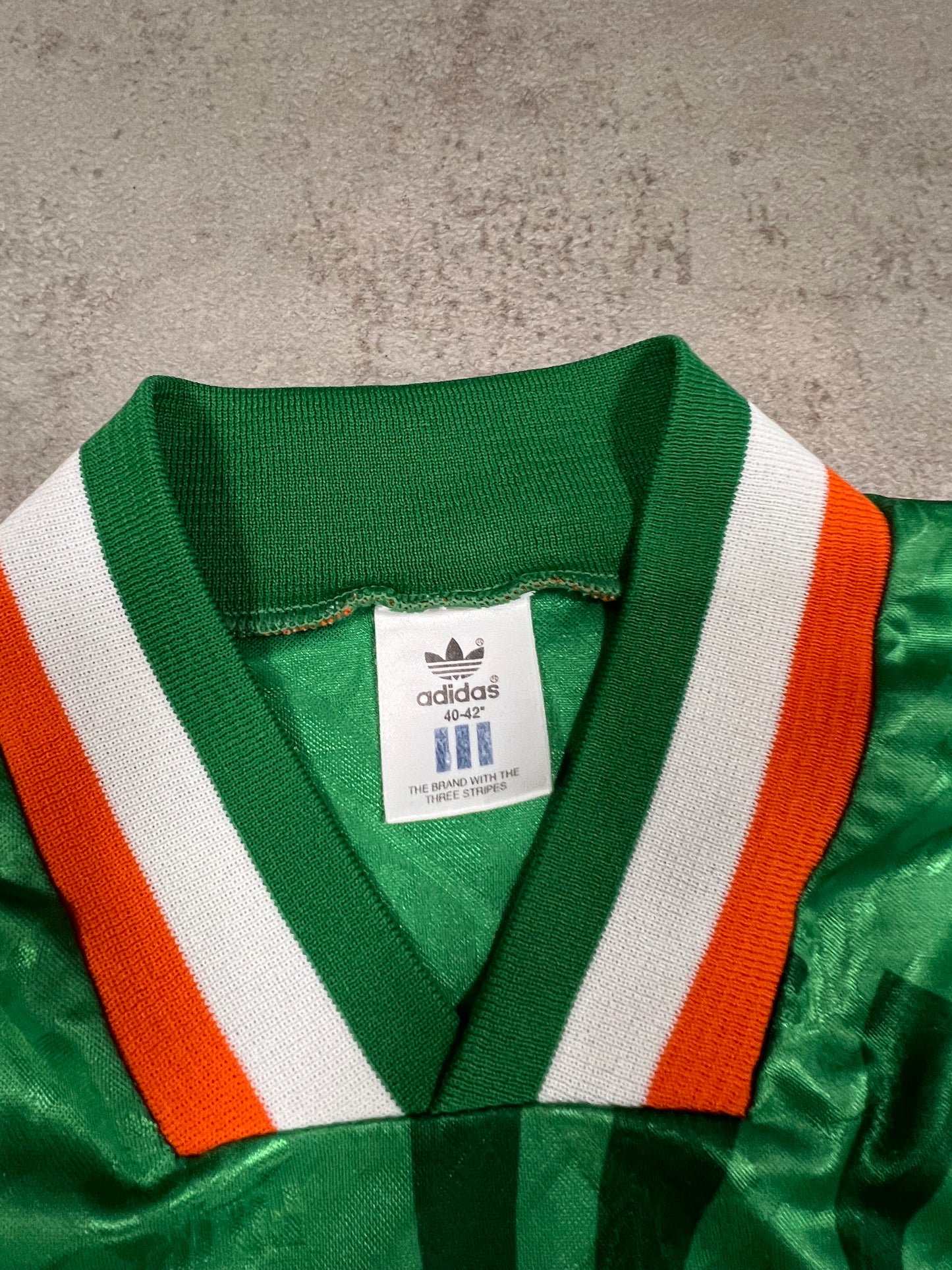 Camiseta Fútbol Vintage Adidas Irlanda 1994 Kit - L
