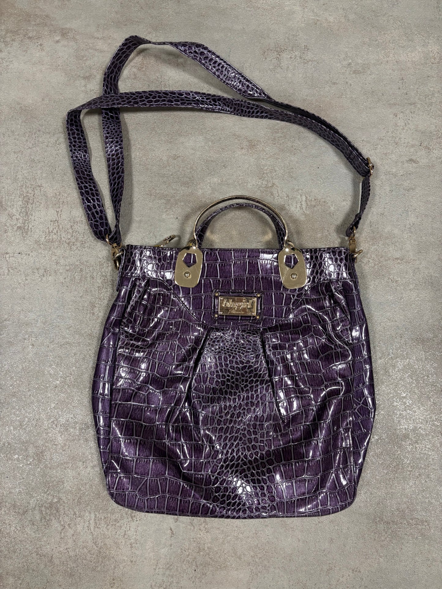 Bolso Mano Charol Bluemarine 00s Vintage