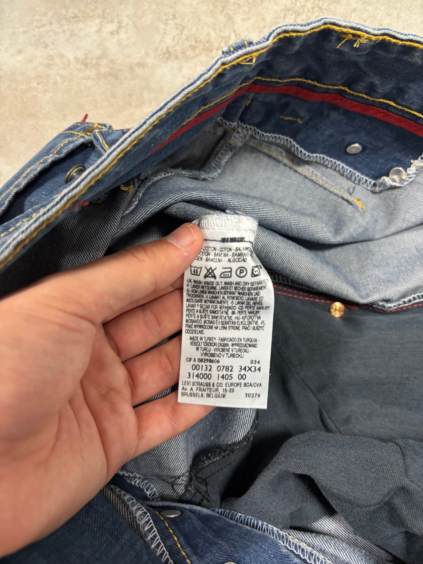 Pantalones Rectos Asimétricos Levi’s Engineered 00s Vintage - L