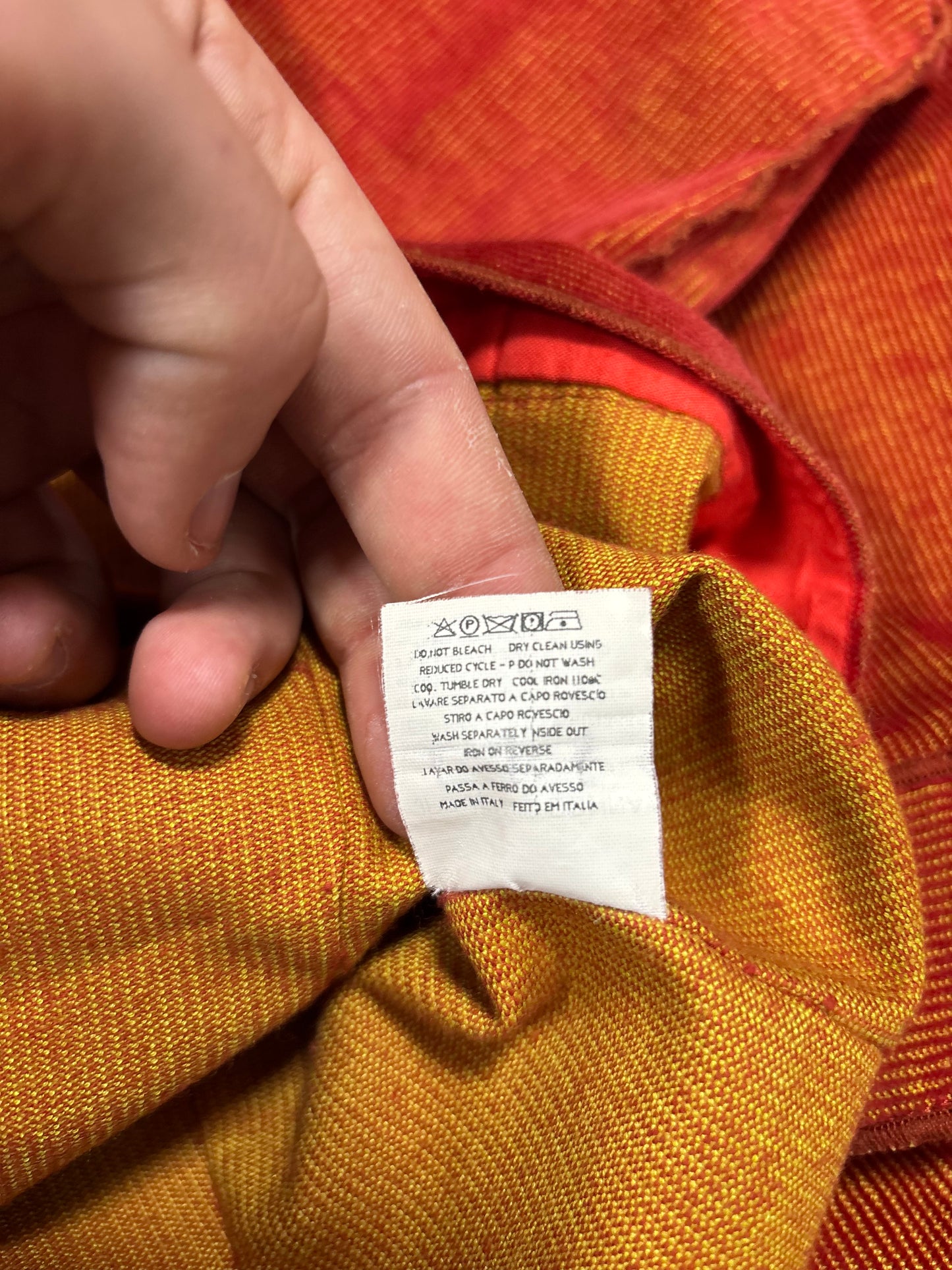 Conjunto Pana Irisdescente Jean Paul Gaultier 90s Vintage - S