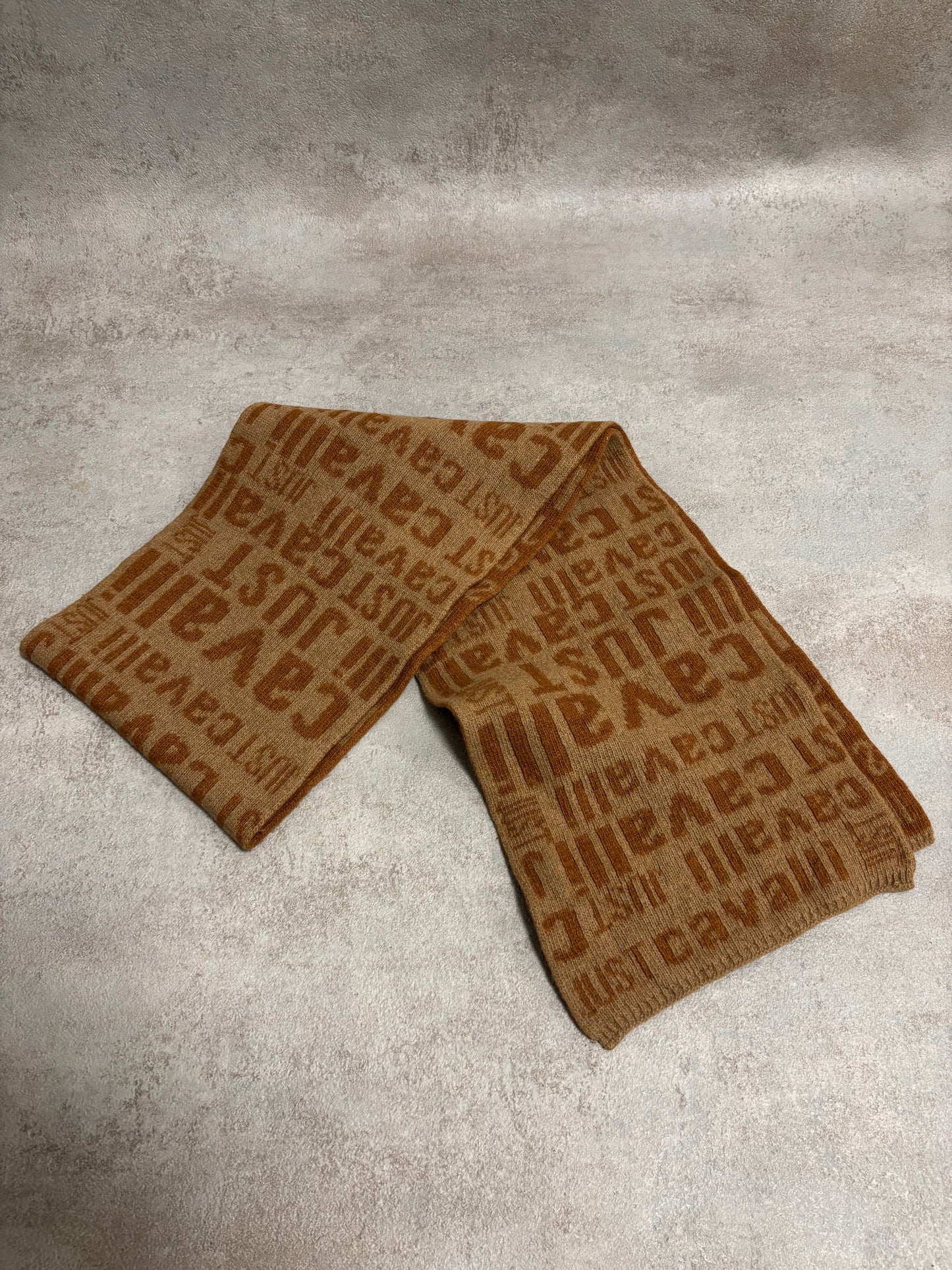 Bufanda Monogram Just Cavalli 00s Vintage