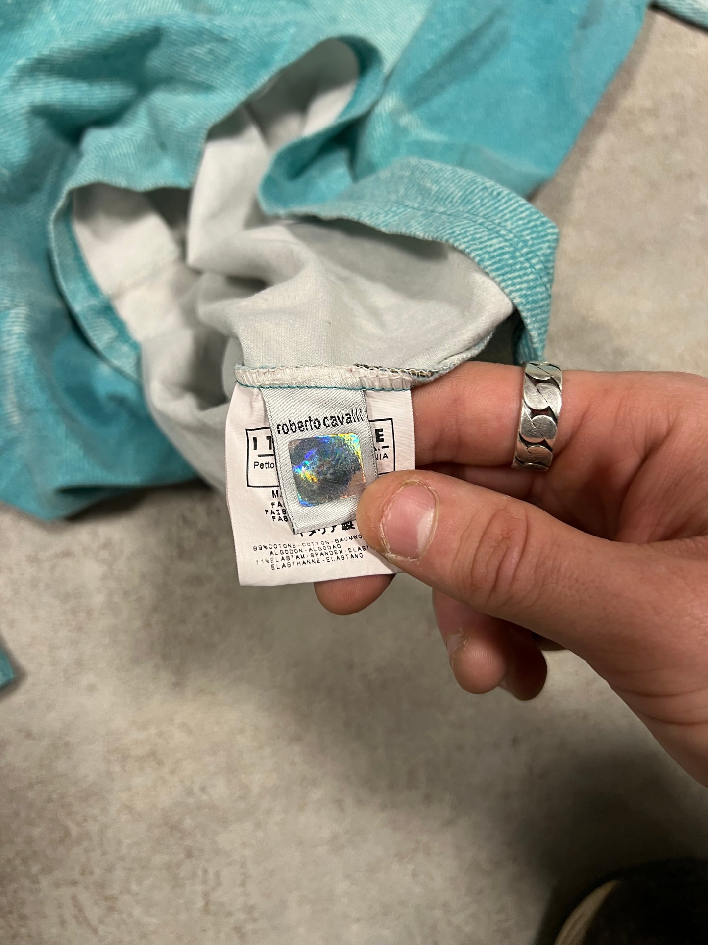 Top Estampado Vintage Just Cavalli Mangas 3/4 00’s - M