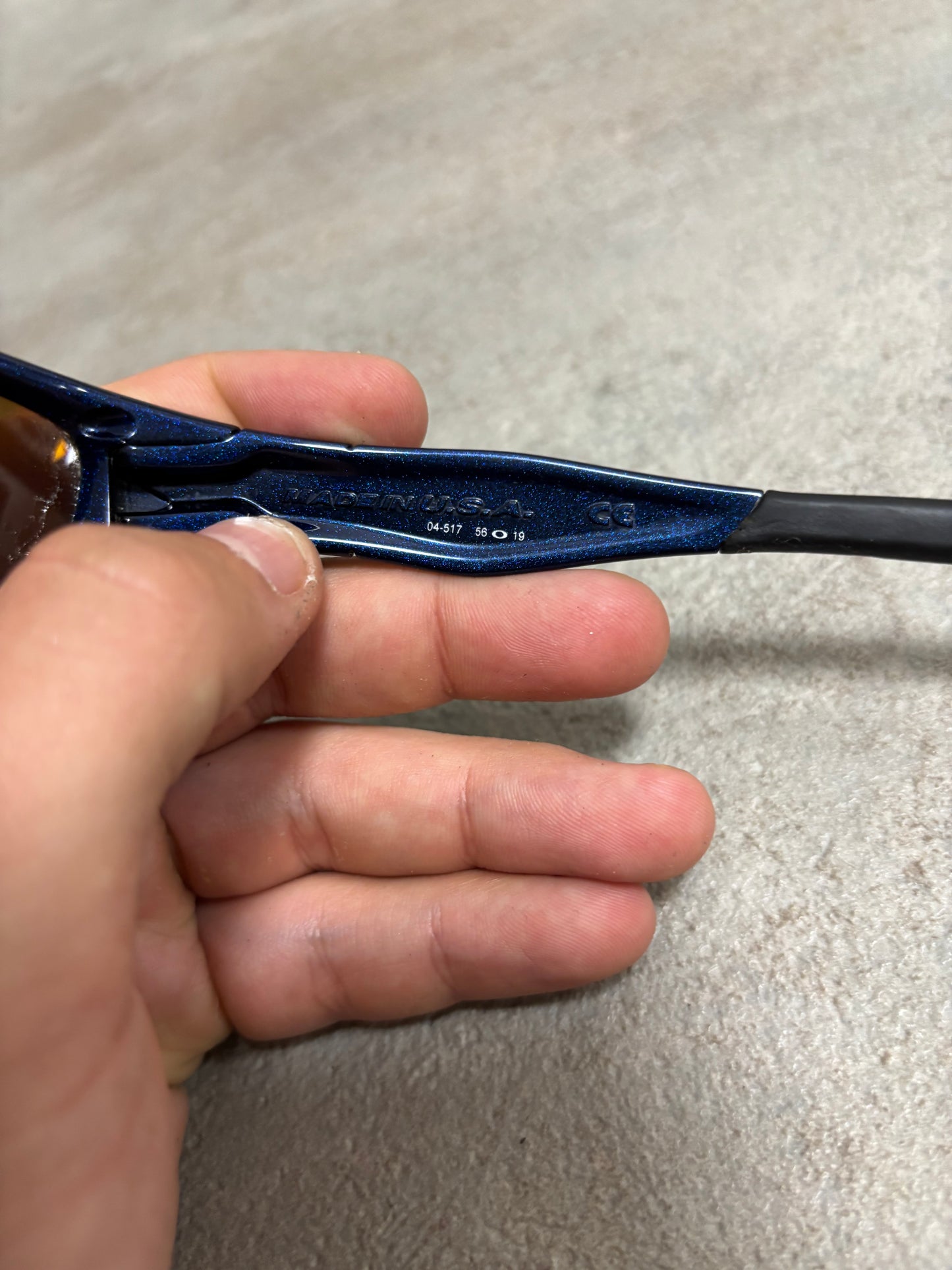 Gafas Oakley ‘Minute 2.0’ Midnight Blue Gold Iridium 00s Vintage