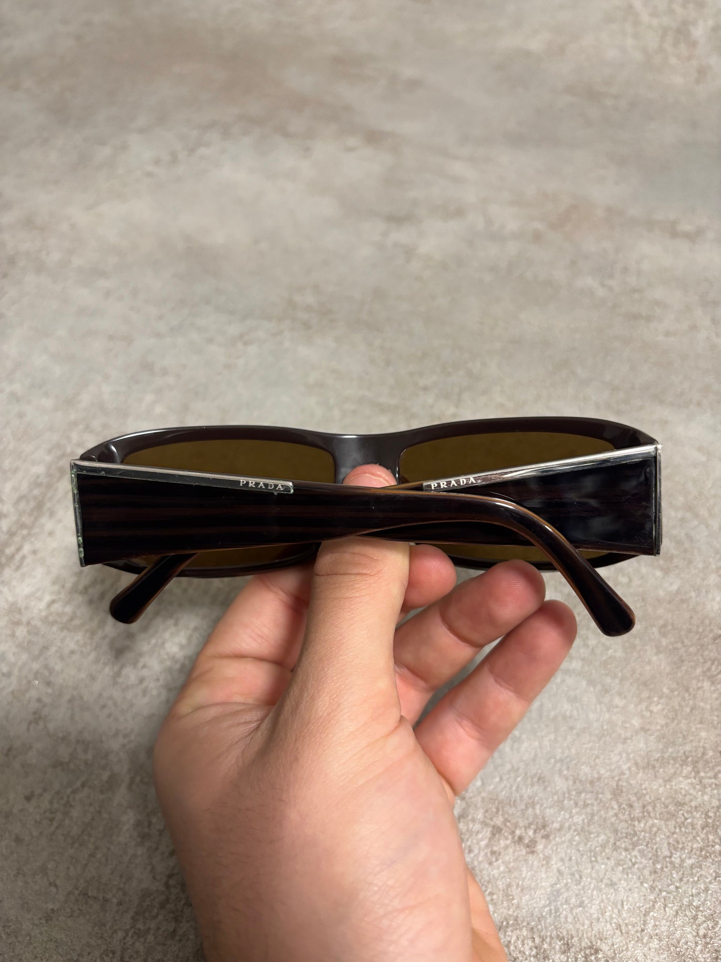 Gafas Rectangulares Prada ‘Wood’ 00s Vintage