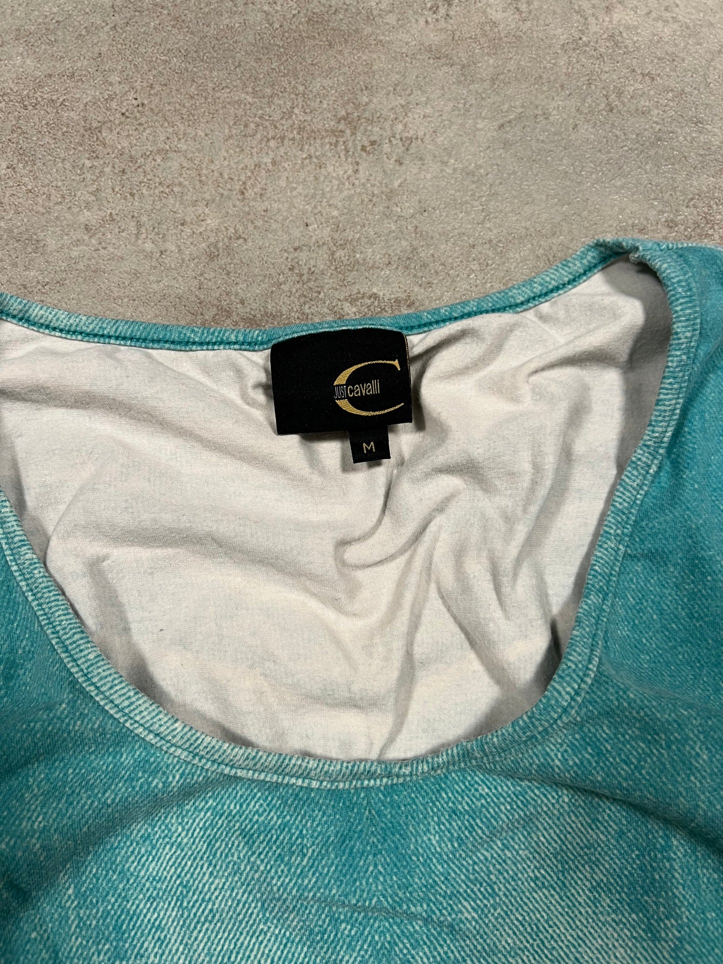 Top Estampado Vintage Just Cavalli Mangas 3/4 00’s - M