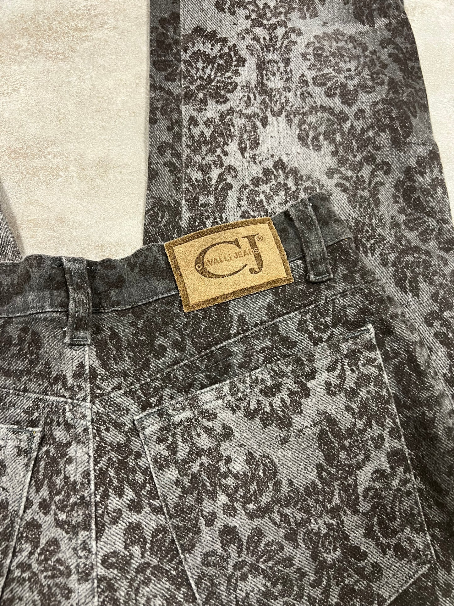 Pantalones Estampados Vintage Cavalli Jeans 00’s - S