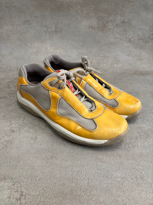 Zapatos Prada America’s Cup Charol ‘Yellow Grey’ - 43