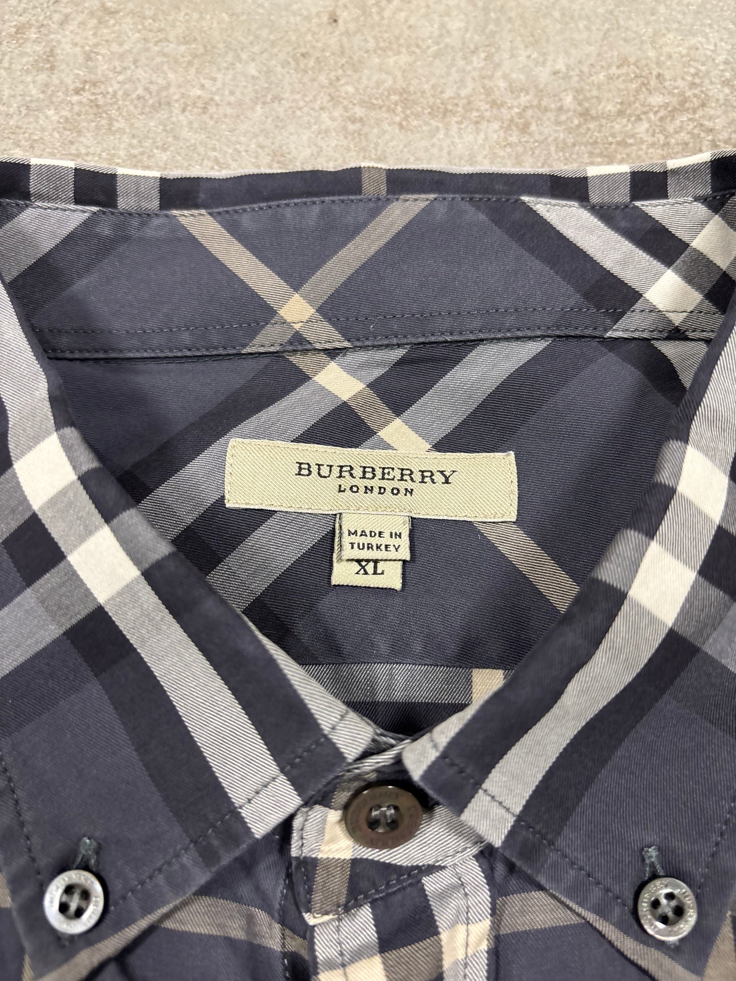 Camisa Cuadros Nova Check Burberry 00s Vintage - XL