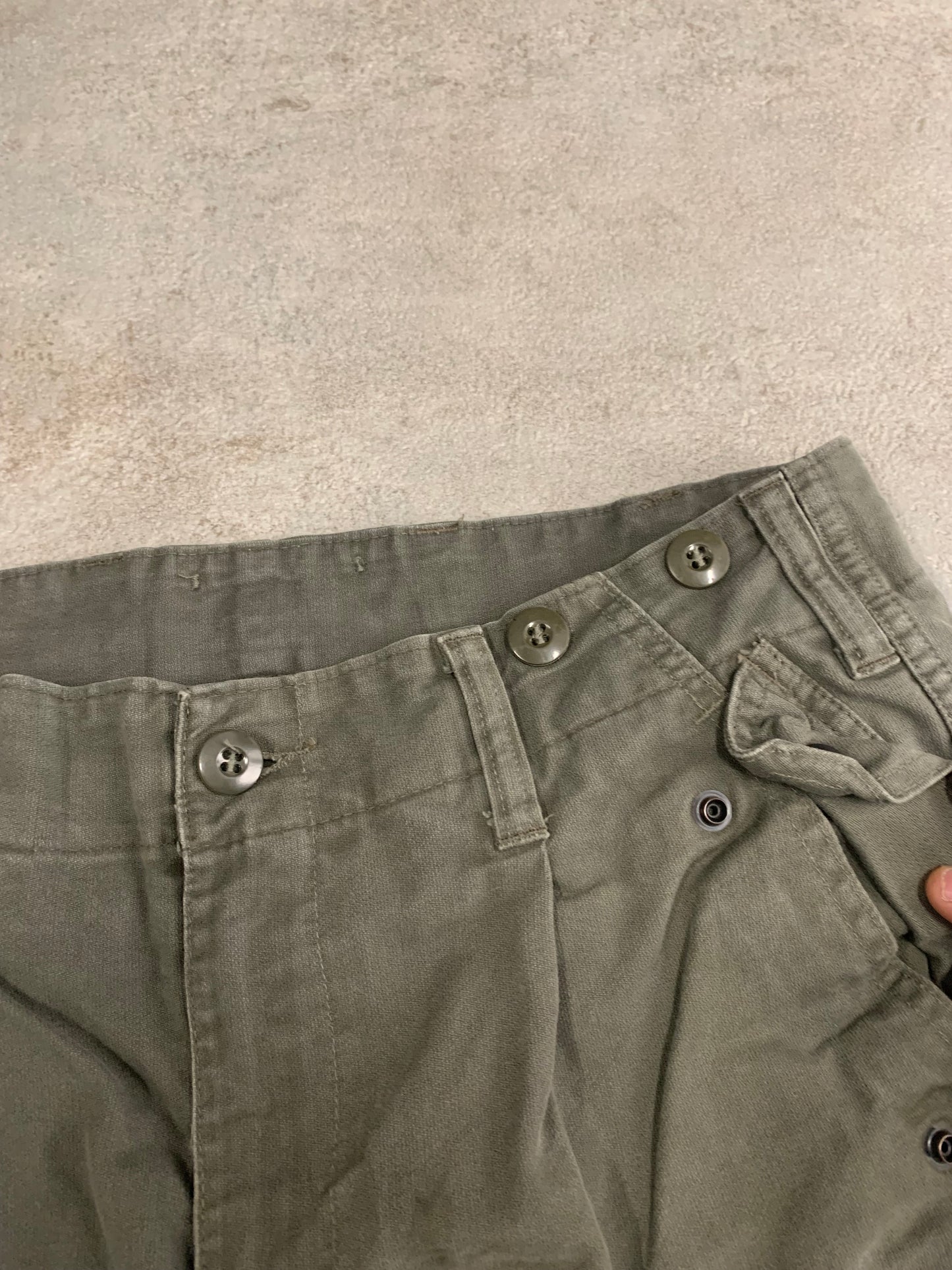 Vintage Olive Cargo Pants