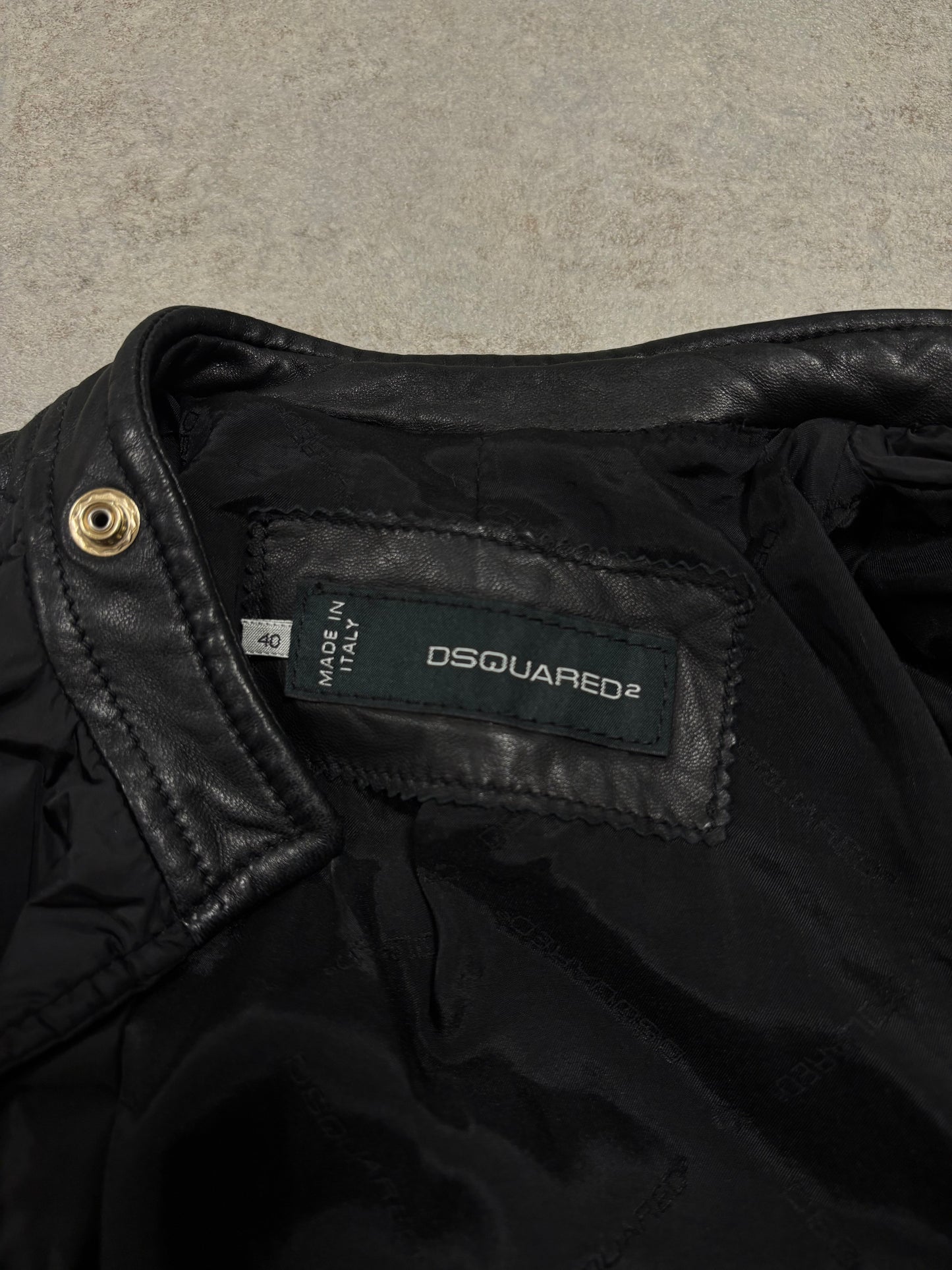 Chaqueta Racing Asimétrica Multizip Dsquared2 00s Vintage - XS