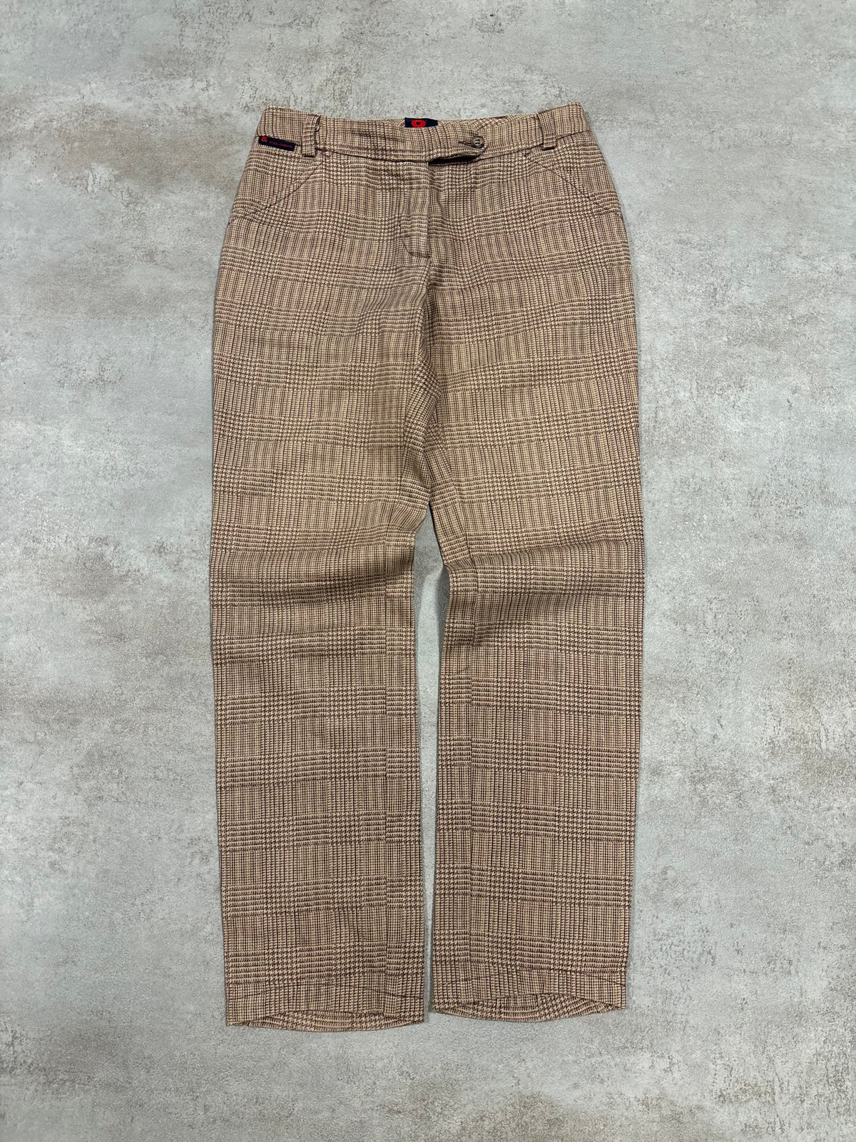 Pantalones Cuadros Traje Dolce & Gabbana 00s Vintage - M