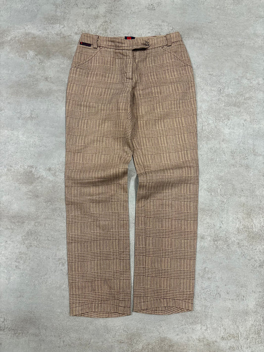 Pantalones Cuadros Traje Dolce & Gabbana 00s Vintage - M