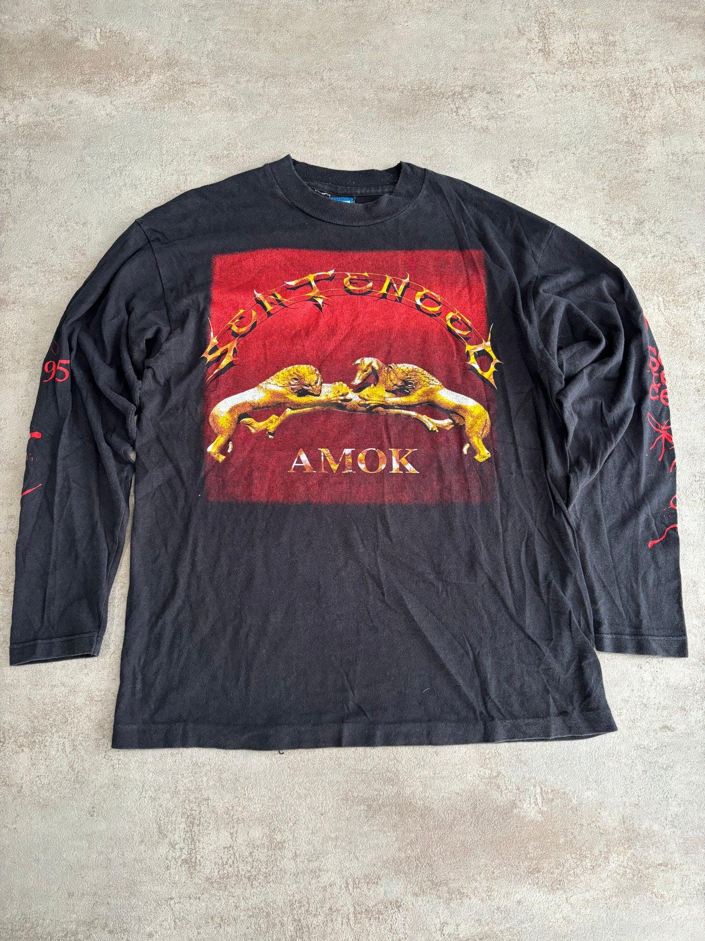 Camiseta Screen Stars Sentenced ‘Amok Tour 1995’ Vintage - L