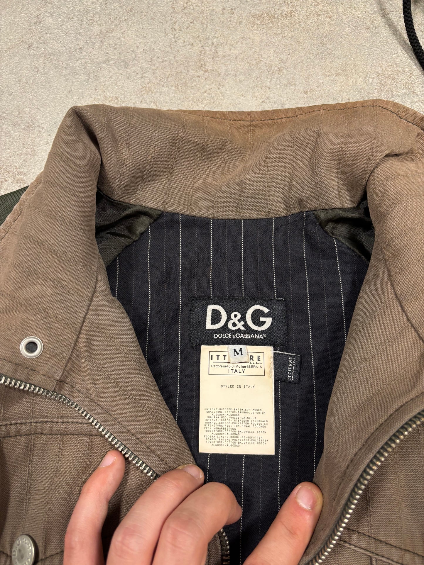 Chaqueta Cargo ‘Sun Faded’ Dolce & Gabbana Archive 2003 Vintage - M