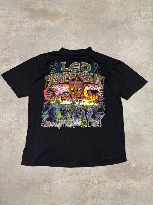 Camiseta Gráfica Led Zeppelin ‘Hammer Of The Gods’ 90s Vintage - M