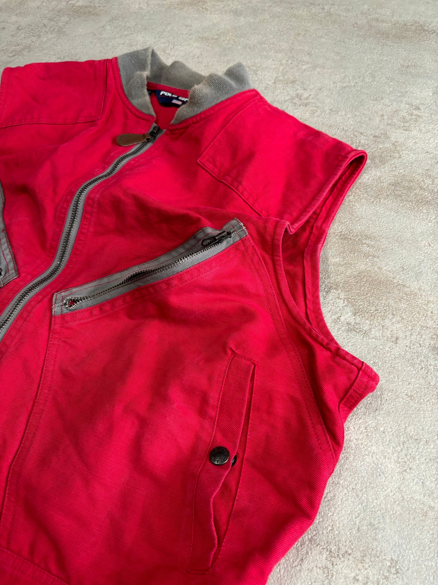 Vintage Polo Sport 90's Vest - S