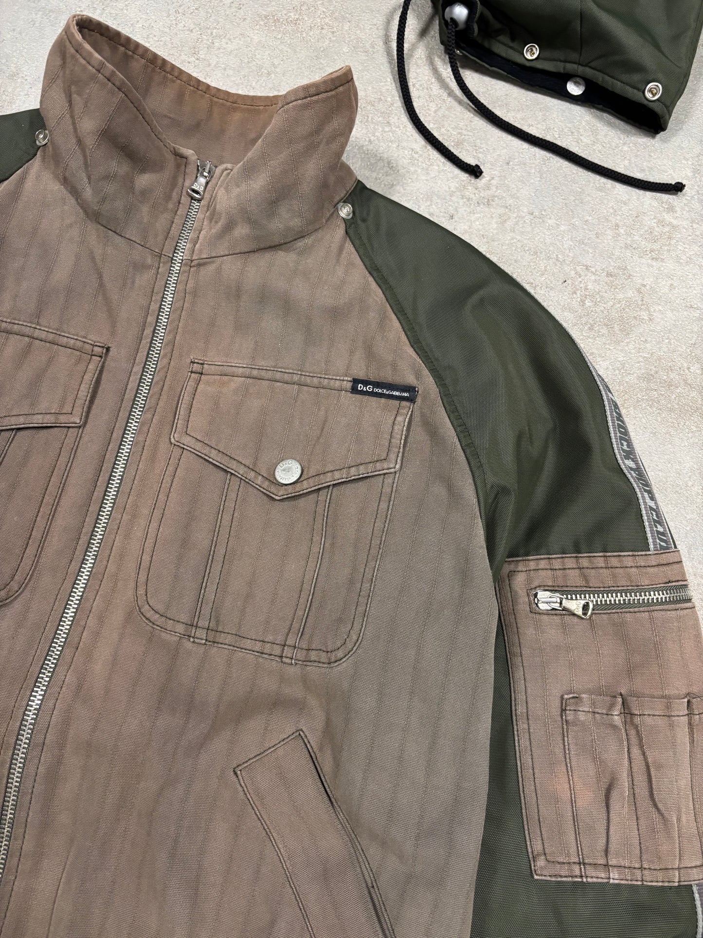 Chaqueta Cargo ‘Sun Faded’ Dolce & Gabbana Archive 2003 Vintage - M