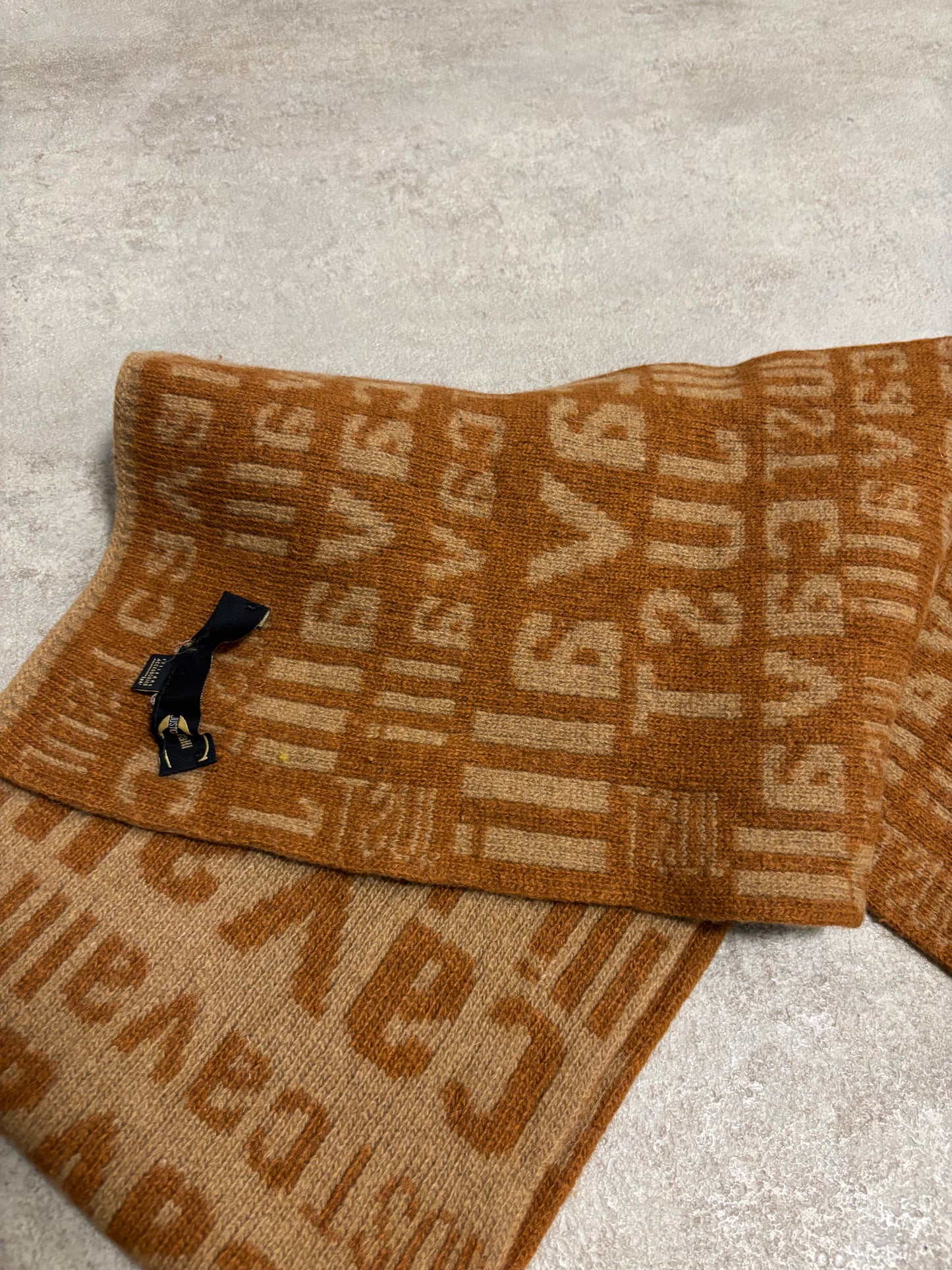 Bufanda Monogram Just Cavalli 00s Vintage