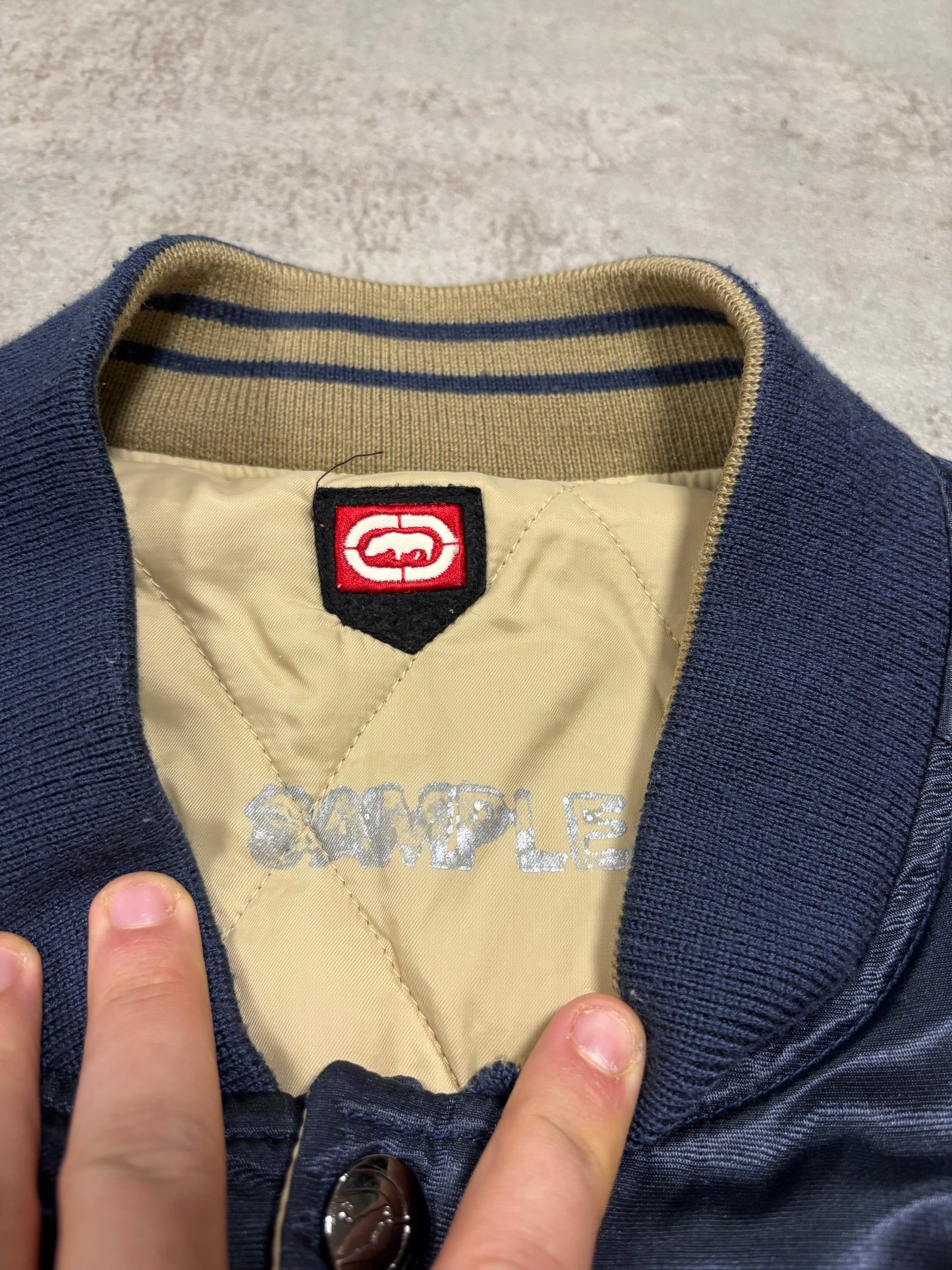 Chaqueta Hip Hop Sample Reversible Bomber Ecko Unltd 90s Vintage - L