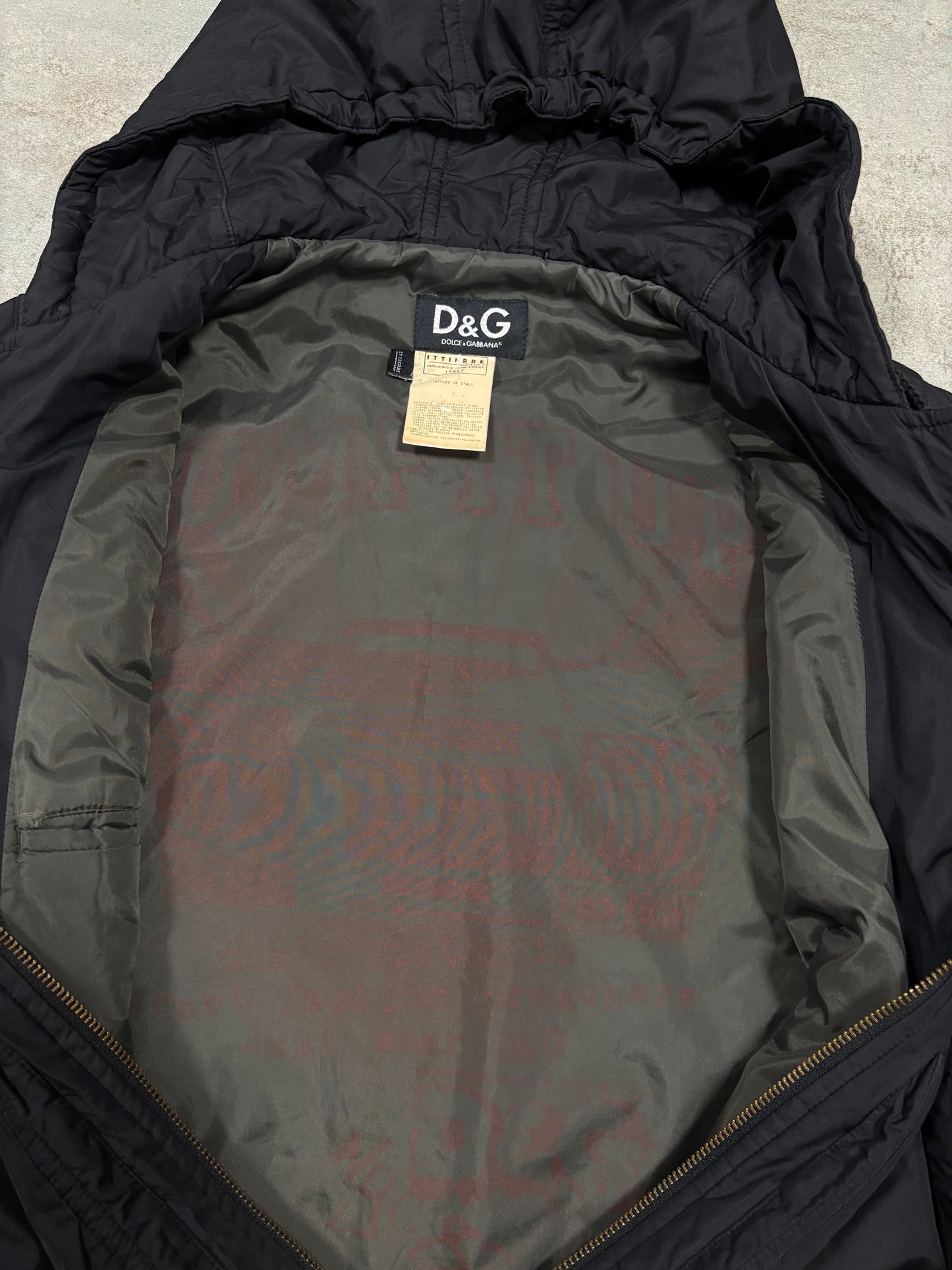Chaqueta Bomber Cargo Dolce & Gabbana A/W2003 Vintage - M