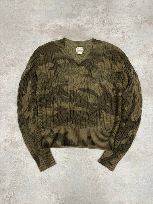 Jersey Lana Militar Vintage Polo Ralph Lauren - M