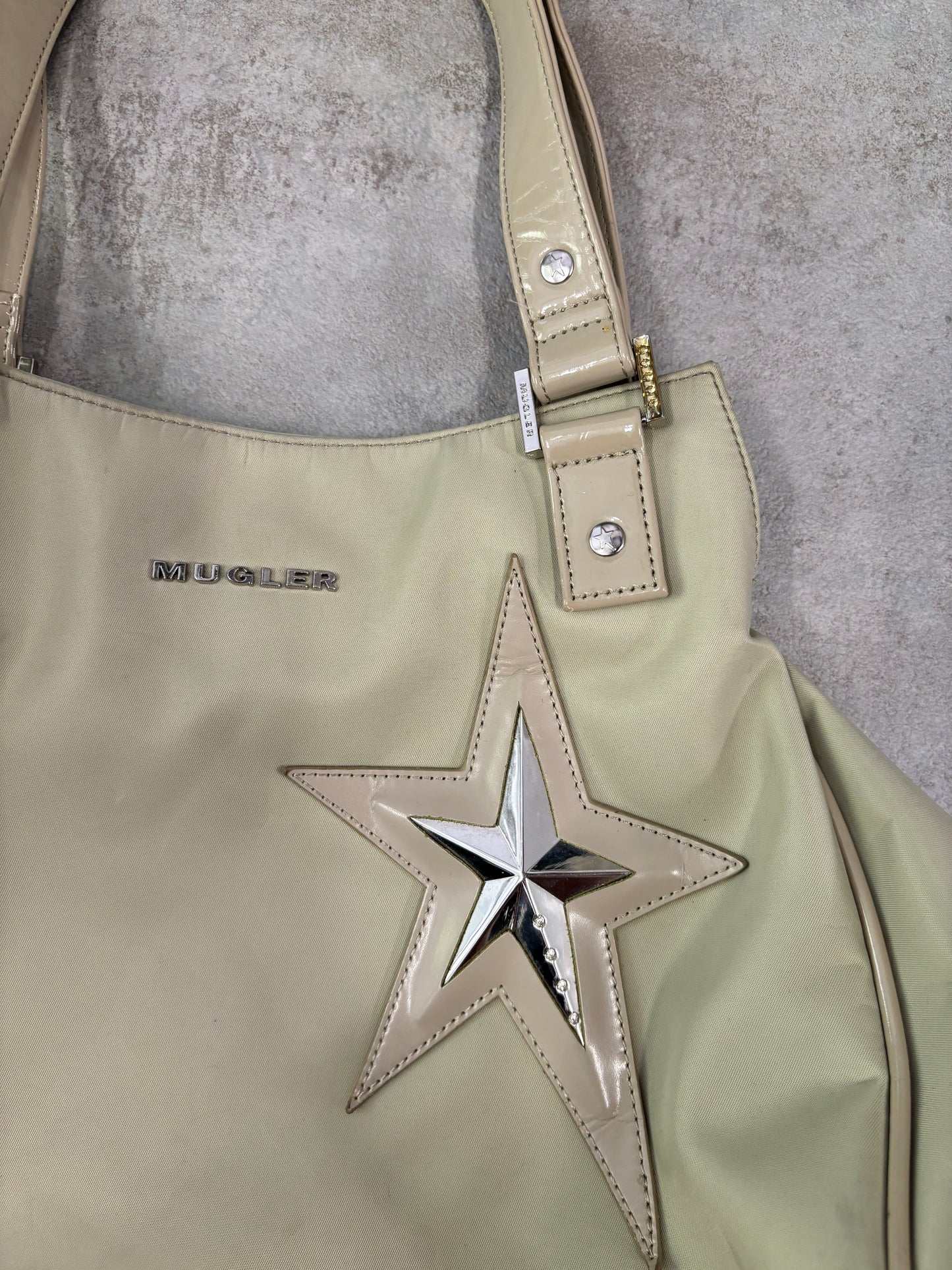 Bolso de Mano Mugler 00s Vintage