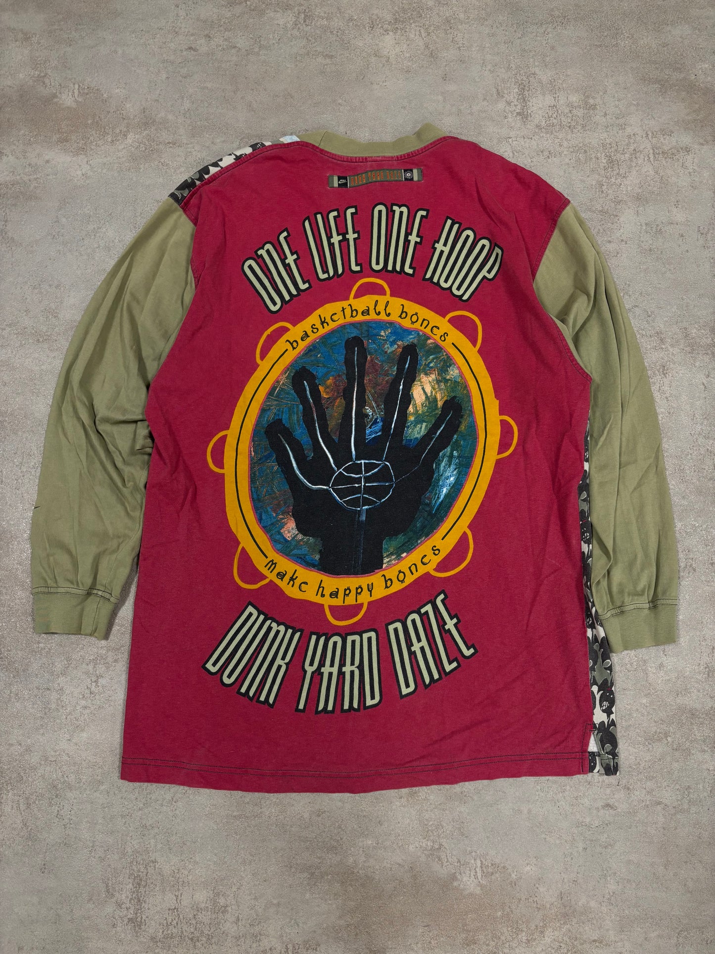 Camiseta Rara Manga Larga Dunk Nike 1994 Vintage - M