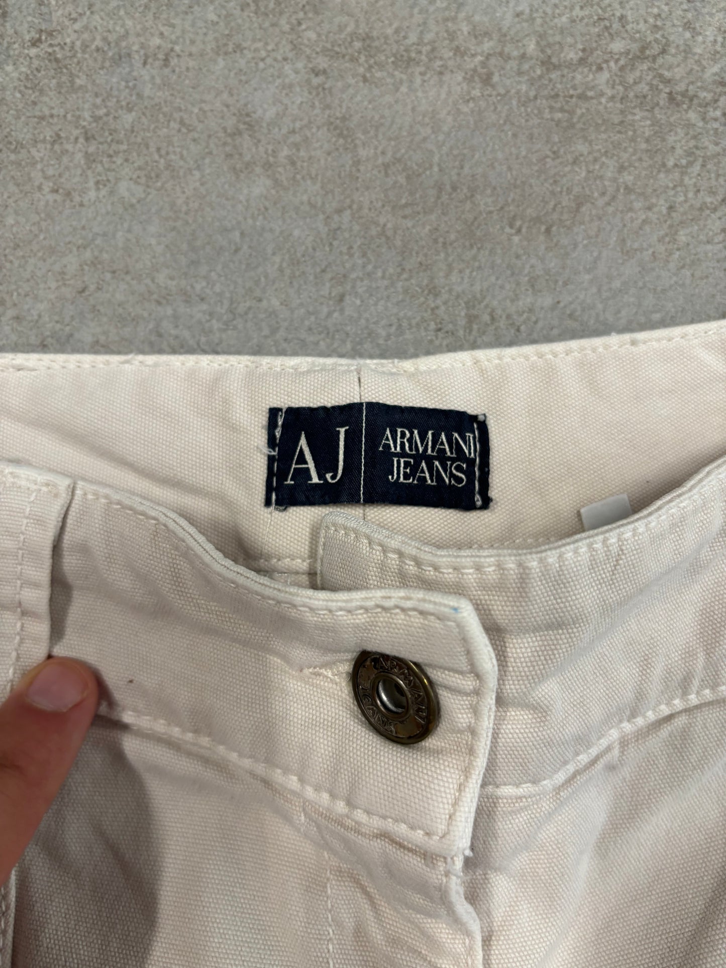 Pantalón Cargo Capri Armani Jeans 00s Vintage - M Woman